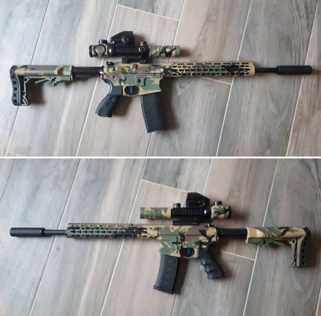 My first diy DPM camo paint job, please let me know what you think. r