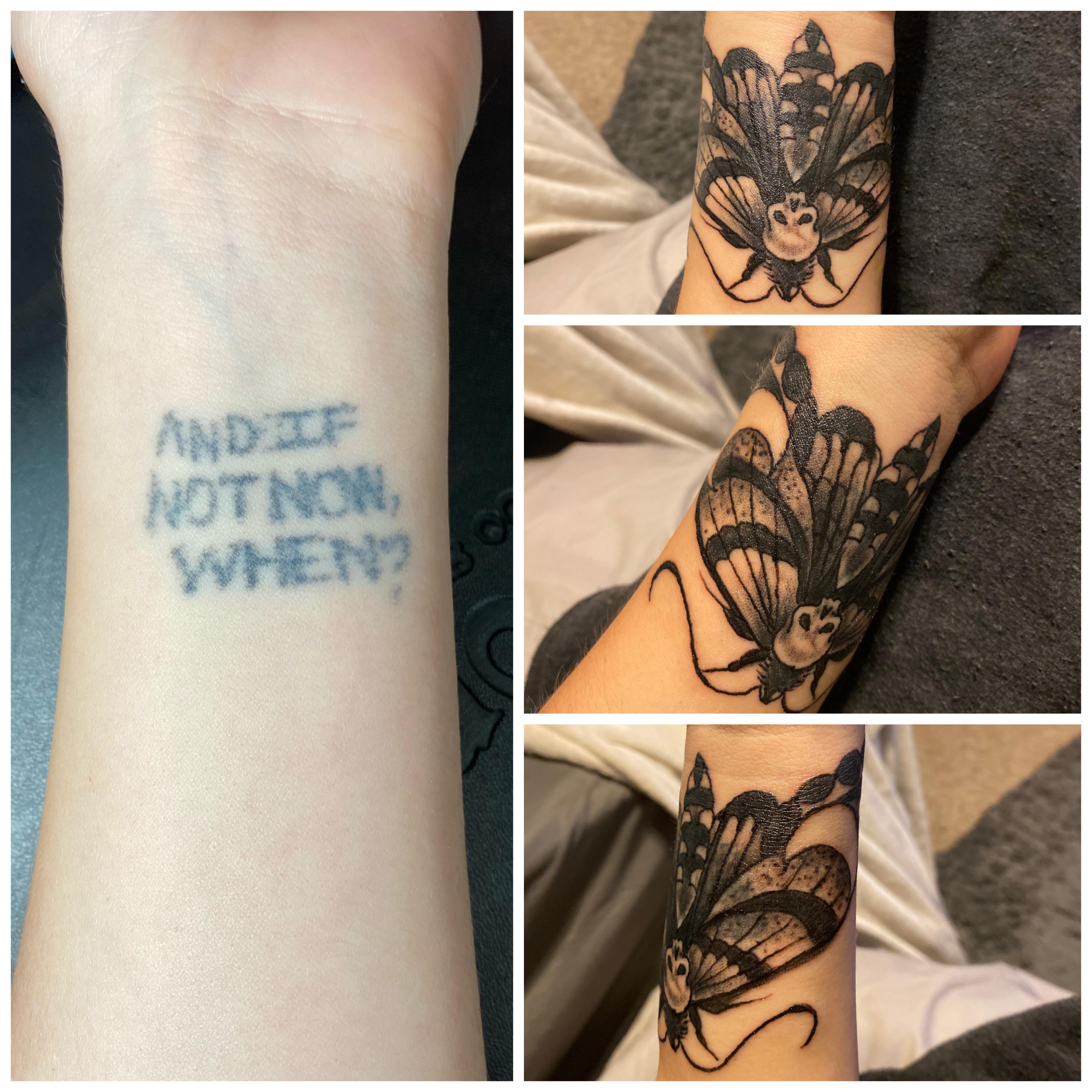 Finally got my luna death moth cover up. Hannah at Built To Last