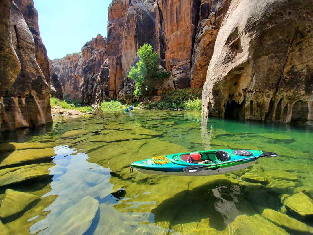 Kayaking on glass Clear Creek Arizona r/Kayaking