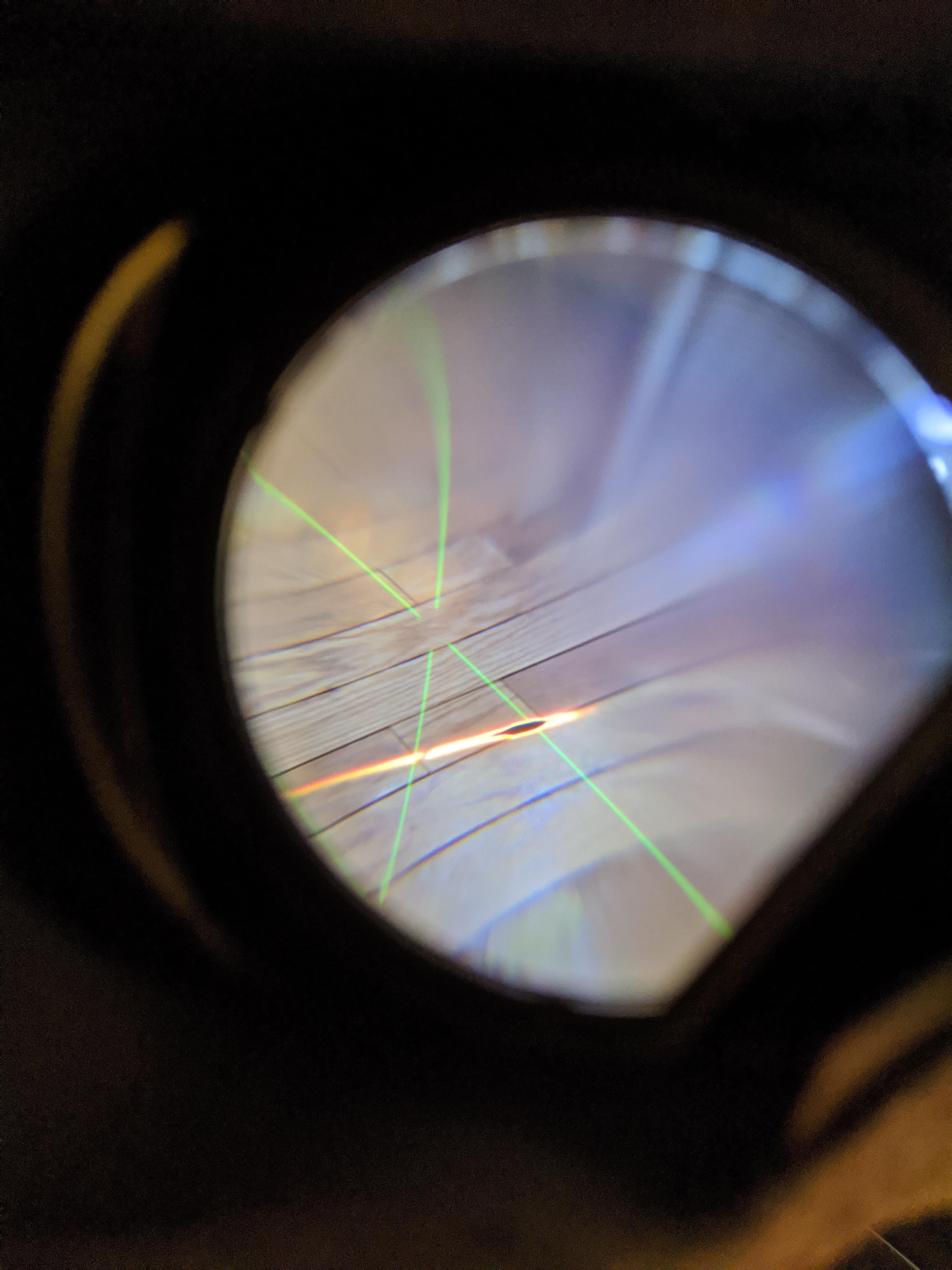 Streak, or scratch, on inside of lens? VIVE & VIVE Pro VIVE Forum