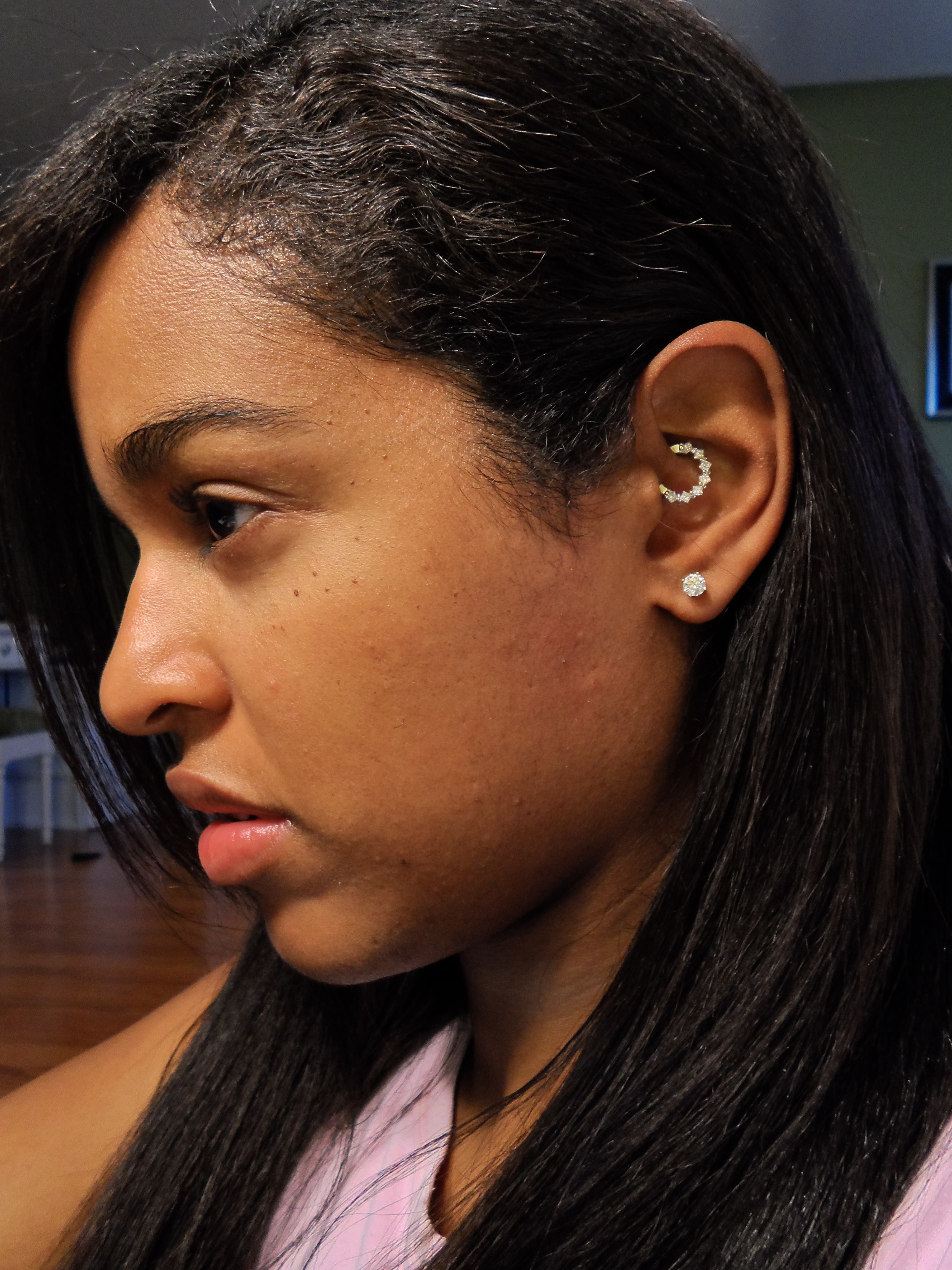 Absolutely in love with my new daith earring😍 piercing and earring