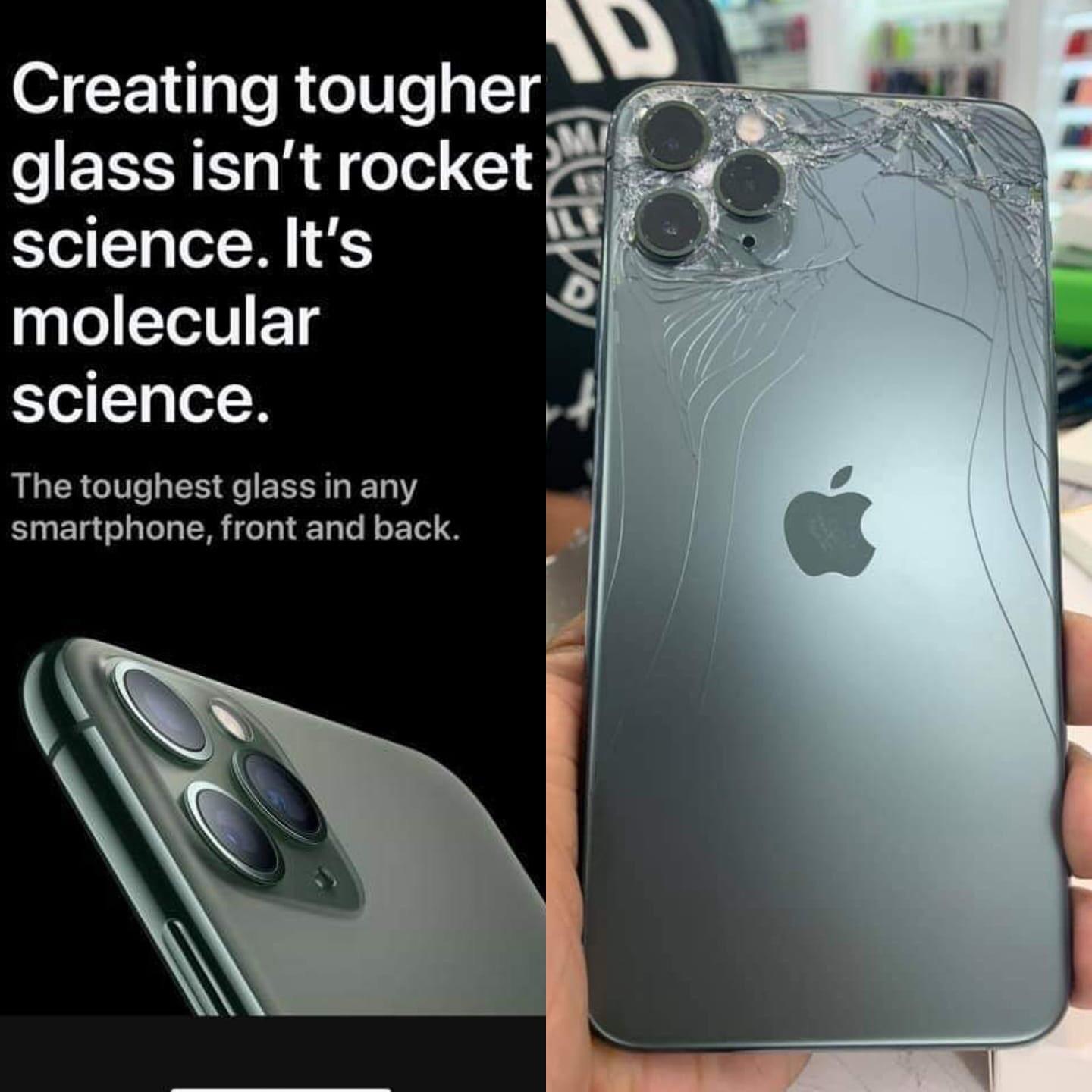“The toughest glass in any smartphone... r/iphone