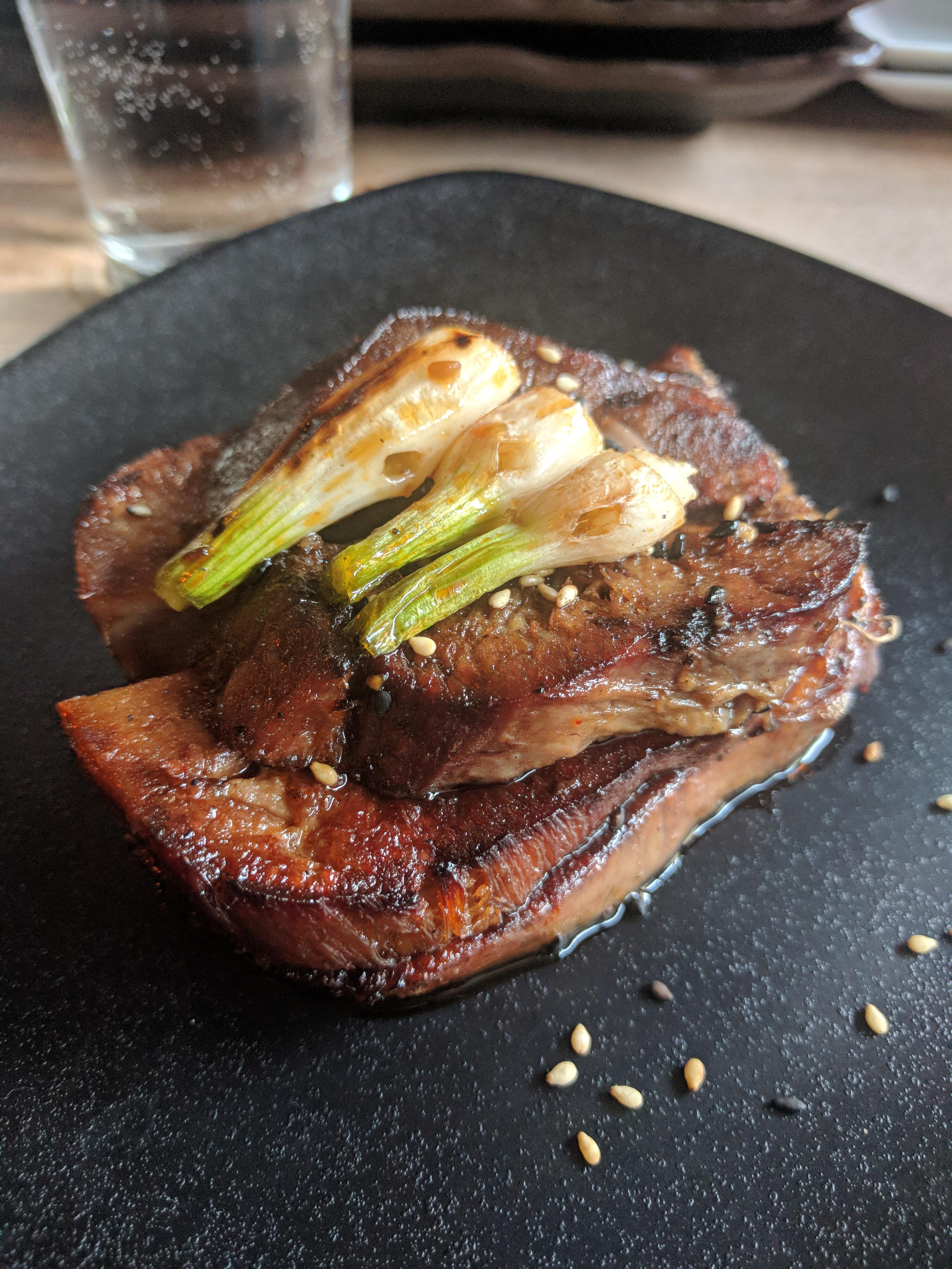 [i ate] charcoal grilled thick cut beef tongue r/food