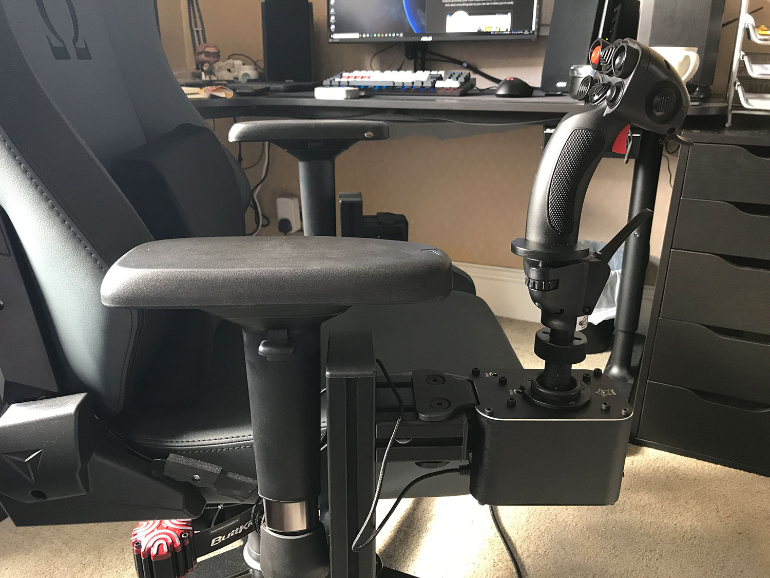 MONSTERTECH Joystick/HOTAS Chair Mounts hotas