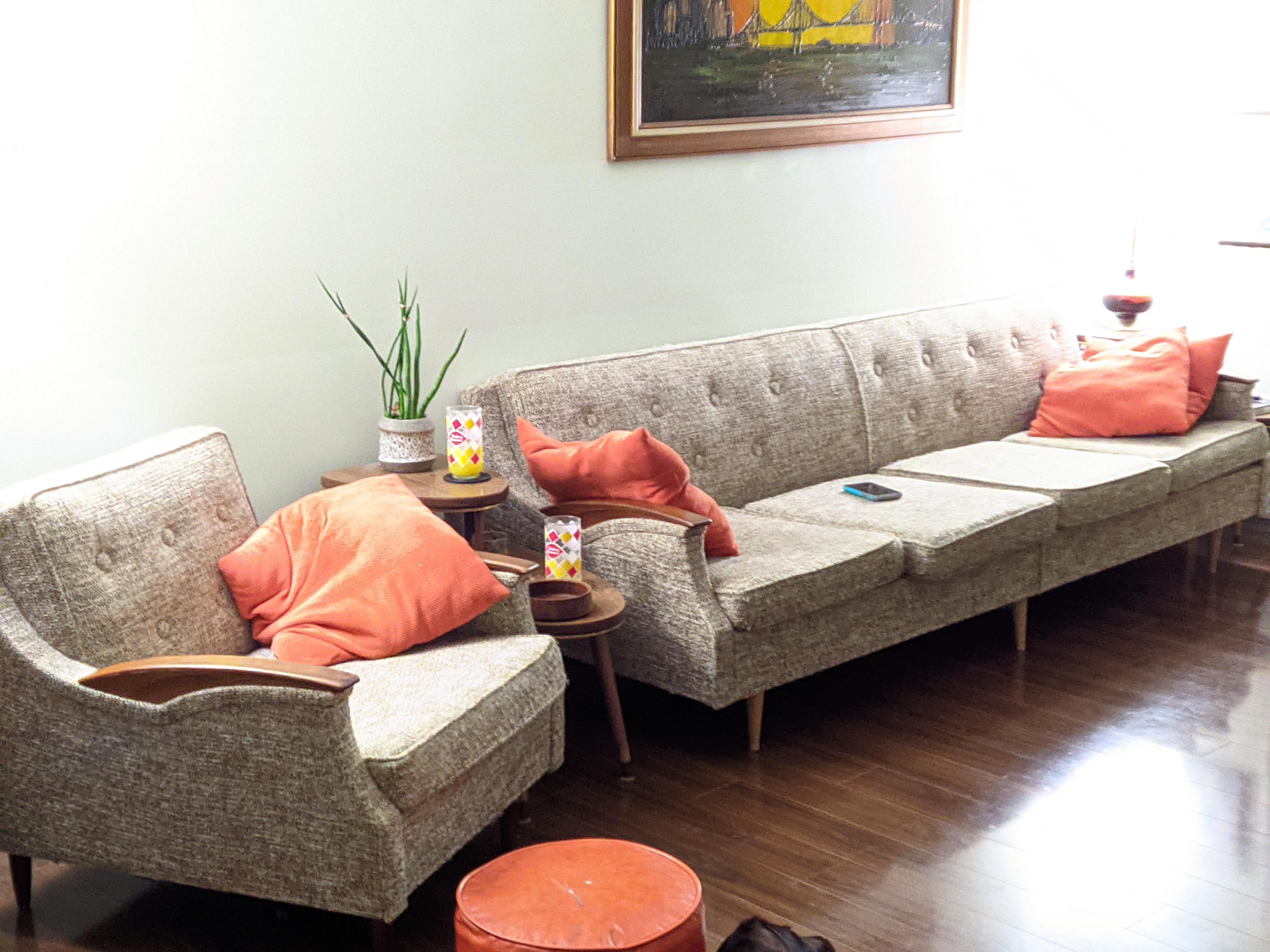 I think we finally found MCM couches that are both stylish and comfy