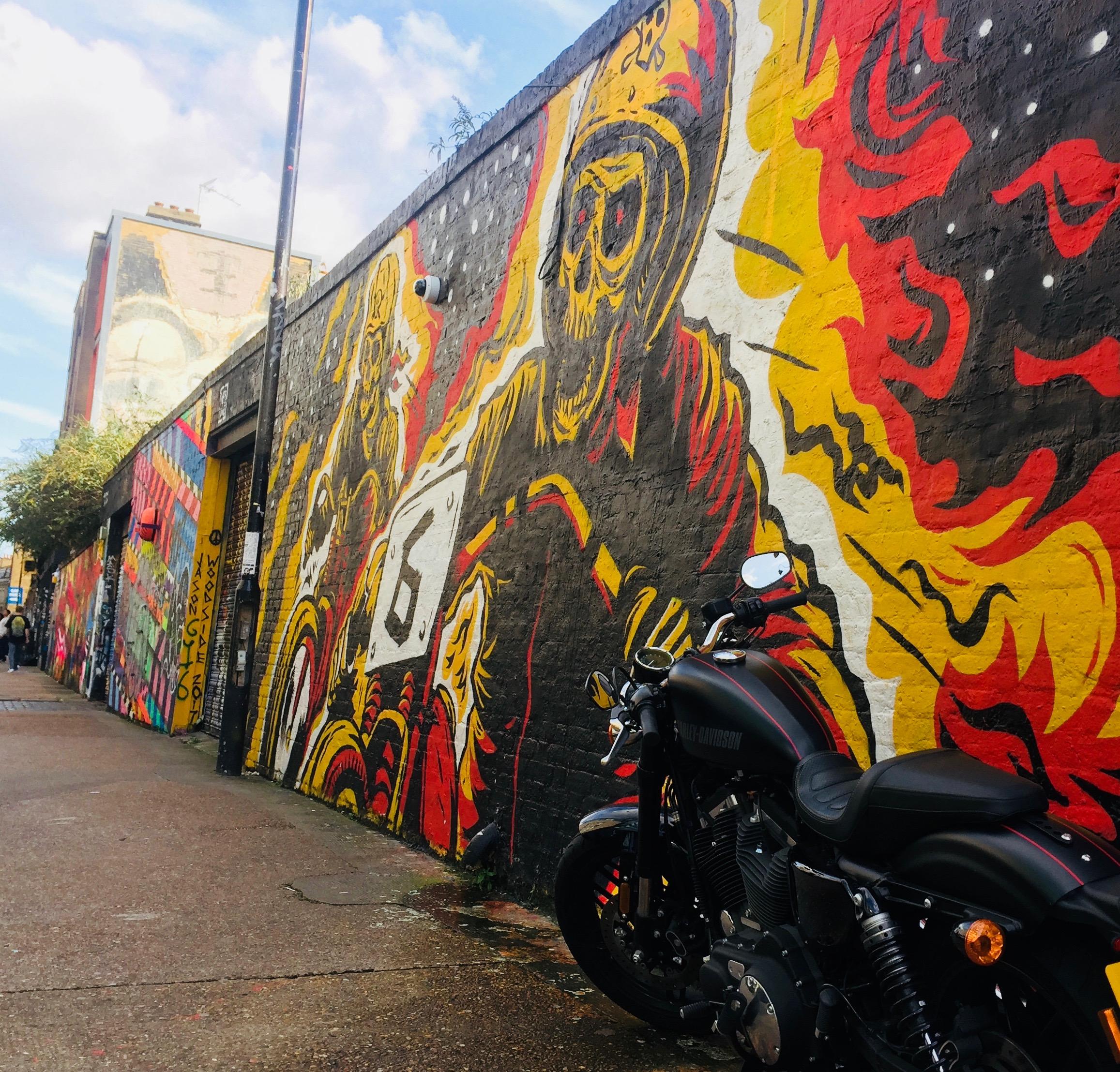 Motorbike parking in Shoreditch r/london