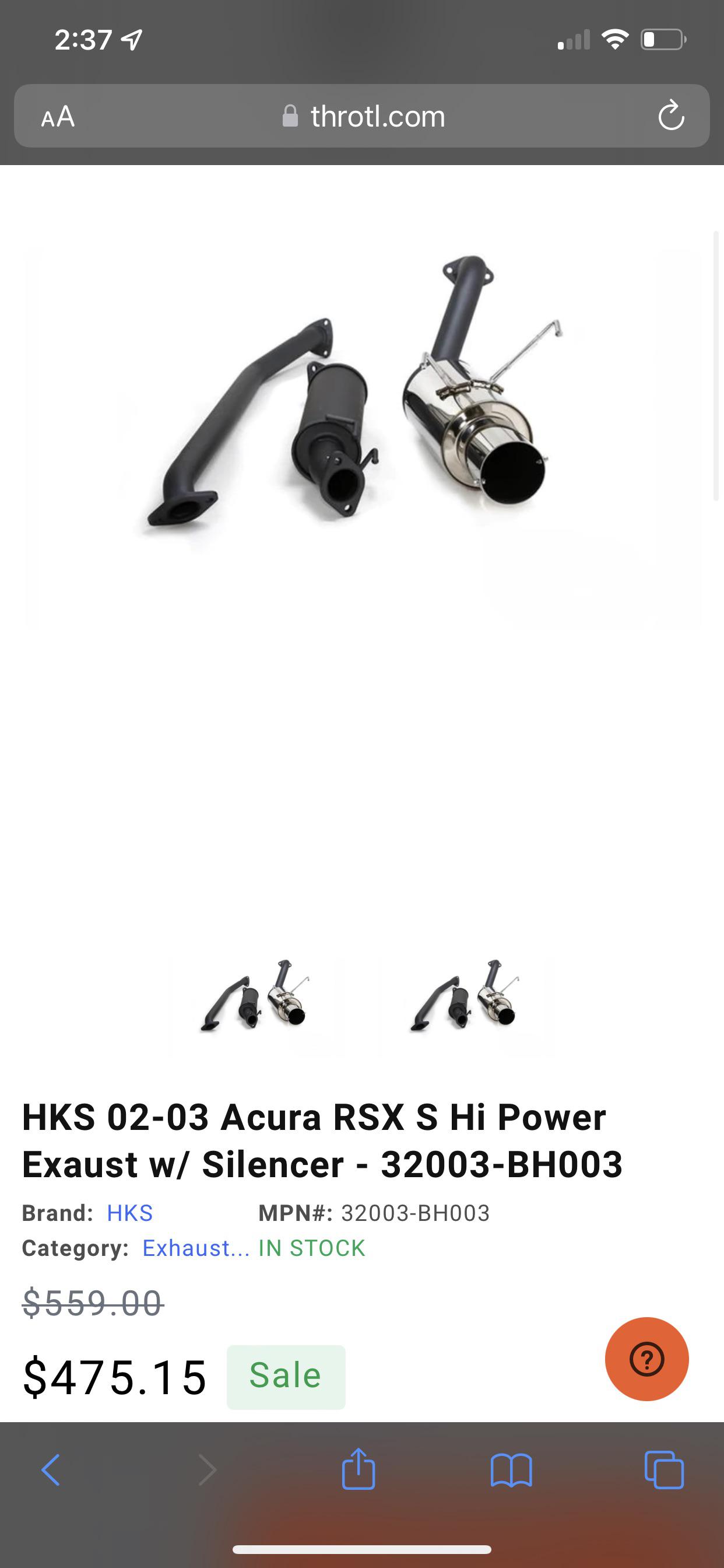I have a base Acura Rsx and wanted to know if this would fit even