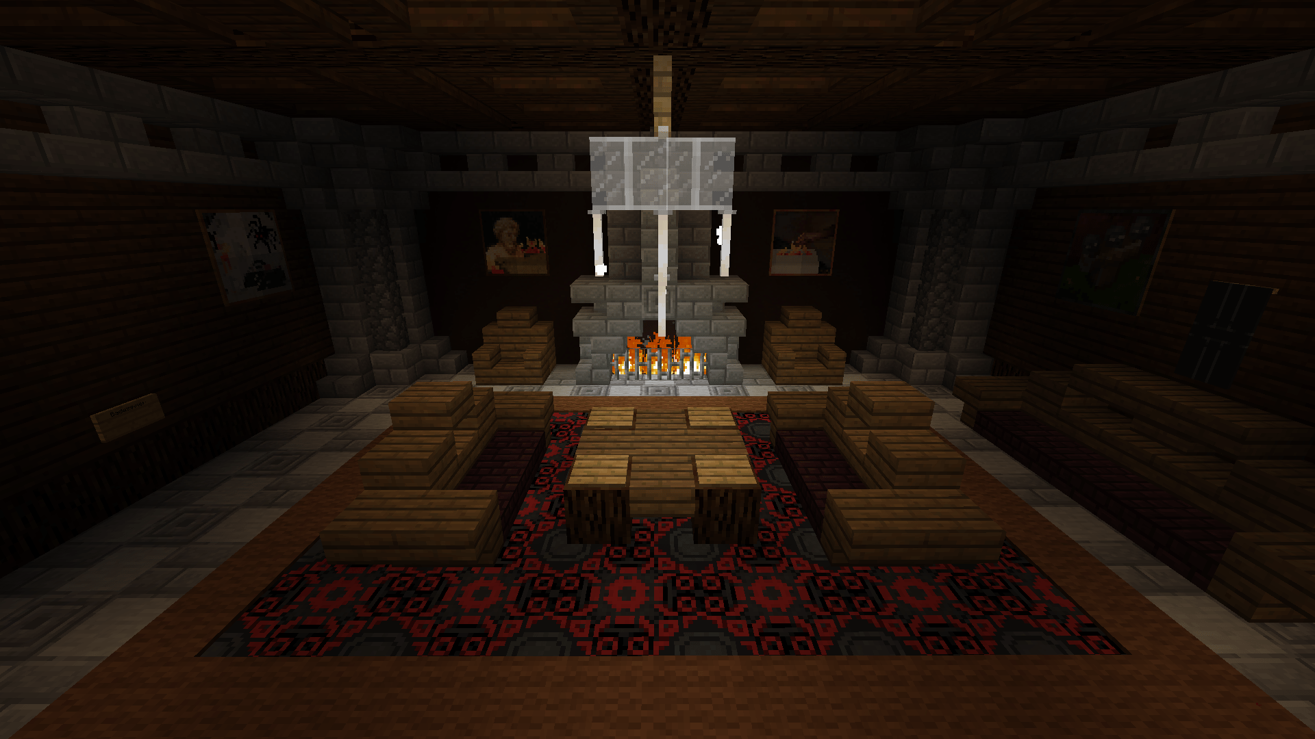 Mansion Living room r/Minecraft