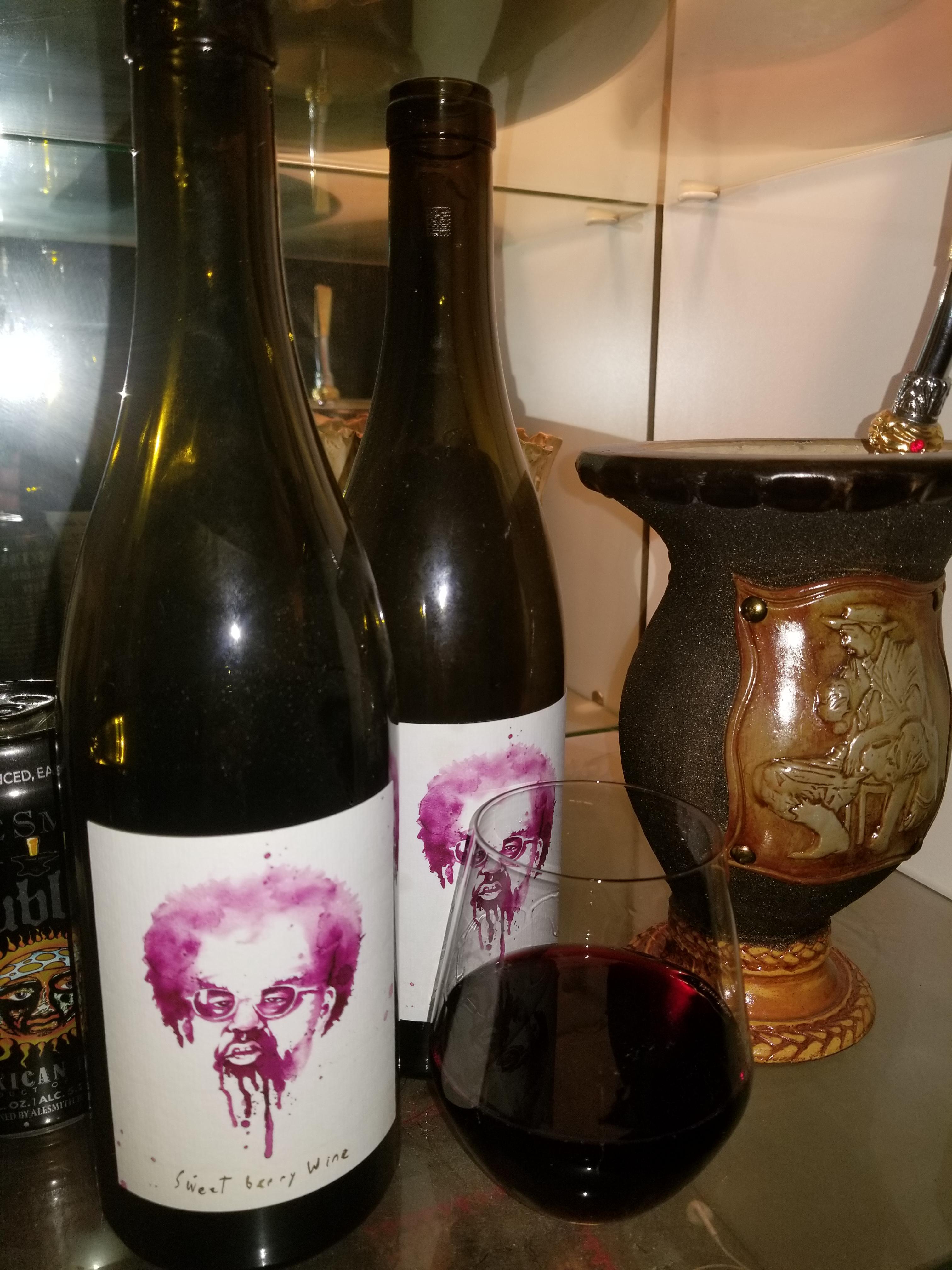 Sweet Berry Wine! Las Jaras Wines limited series. Pretty good for a