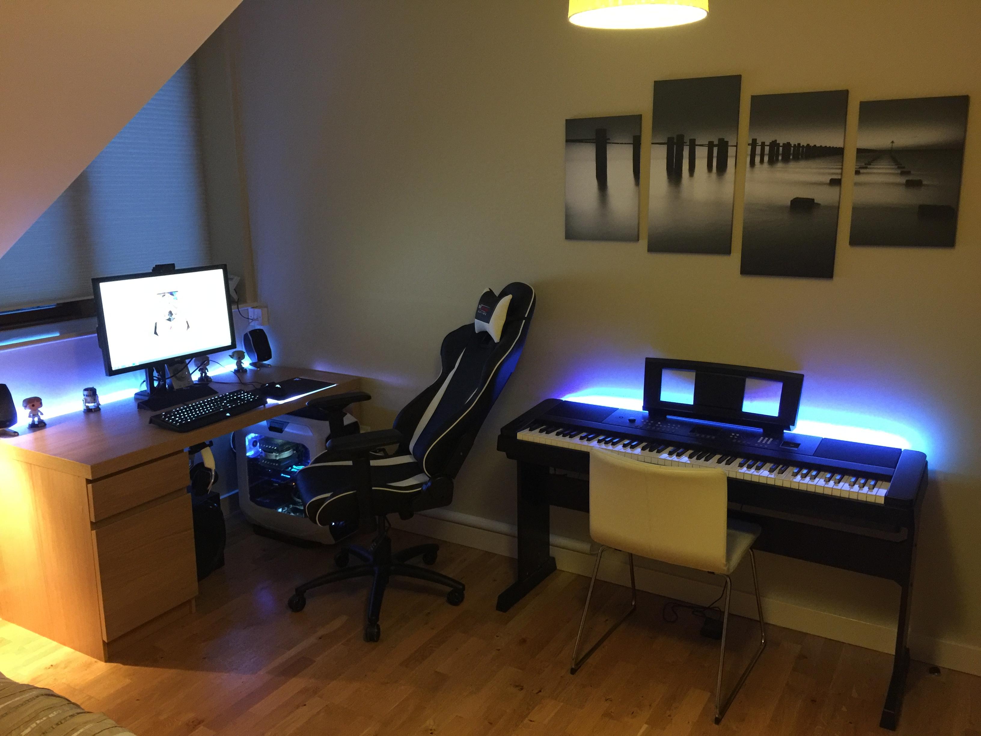 My gaming and music Battlestation r/battlestations