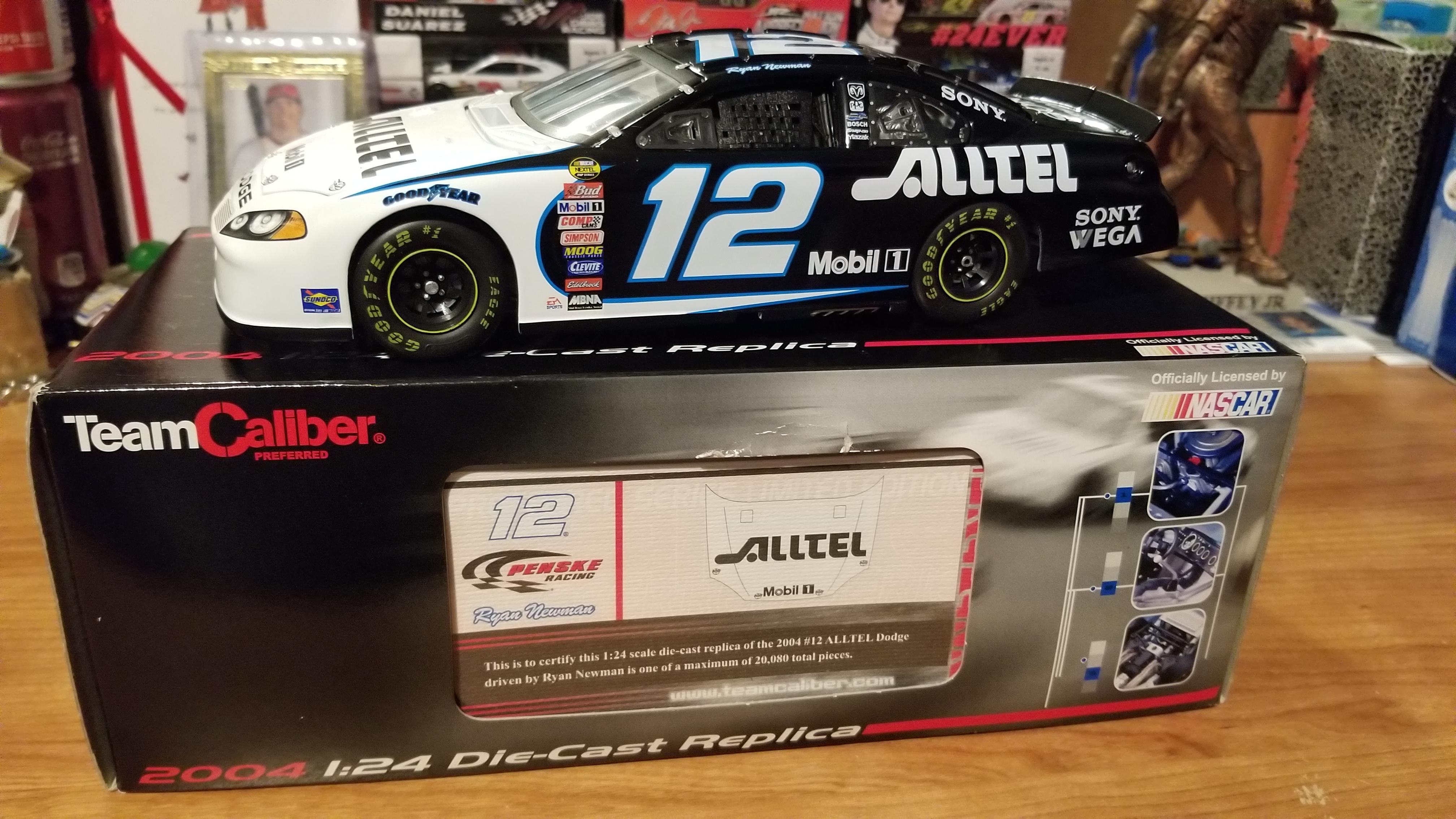 Along with getting the Jeremy Mayfield 12 car I also got the Newman