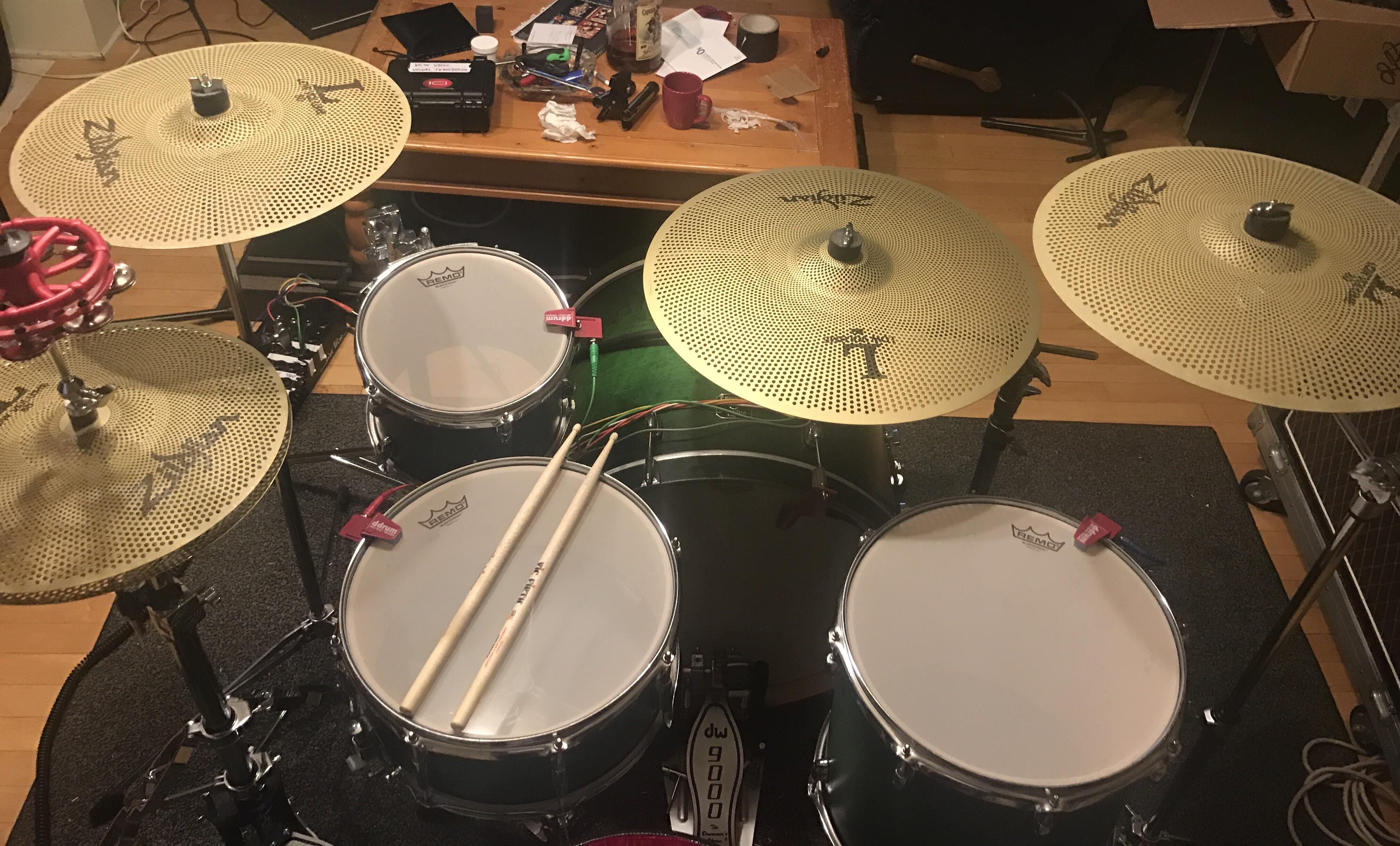 Finally got the practice kit finished! r/drums