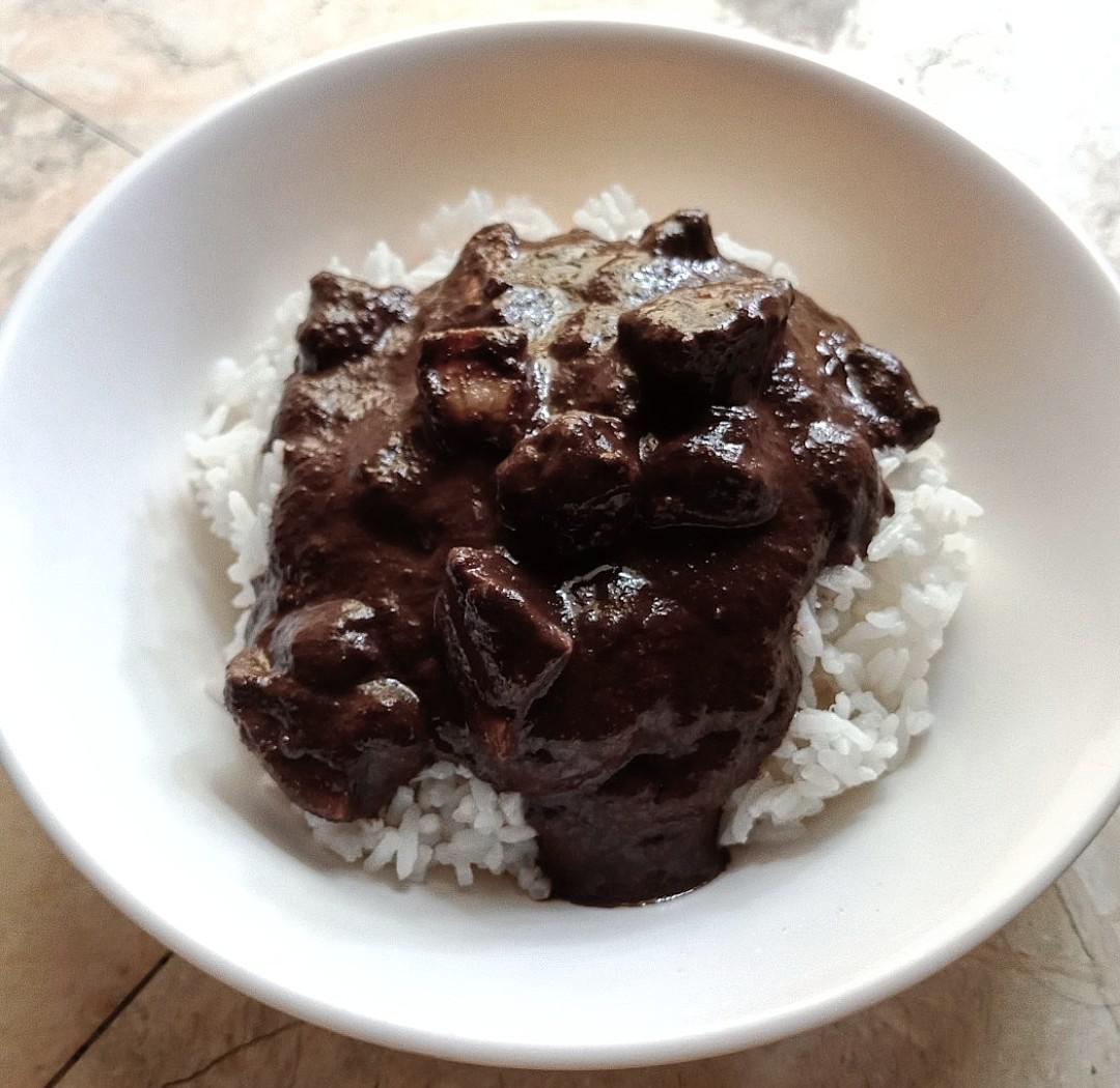 Week 24 Black and White Dinuguan with Rice r/52weeksofcooking