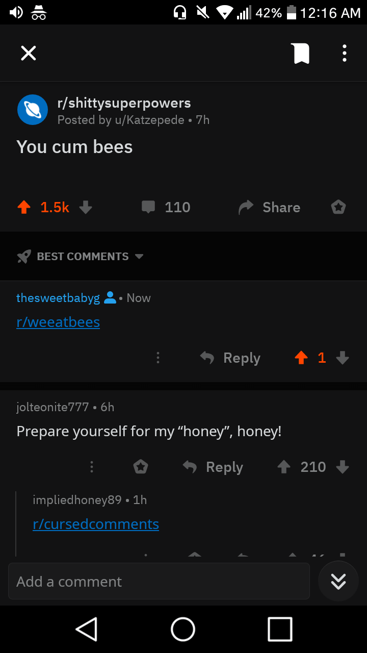 Yes honey r/WeEatBees