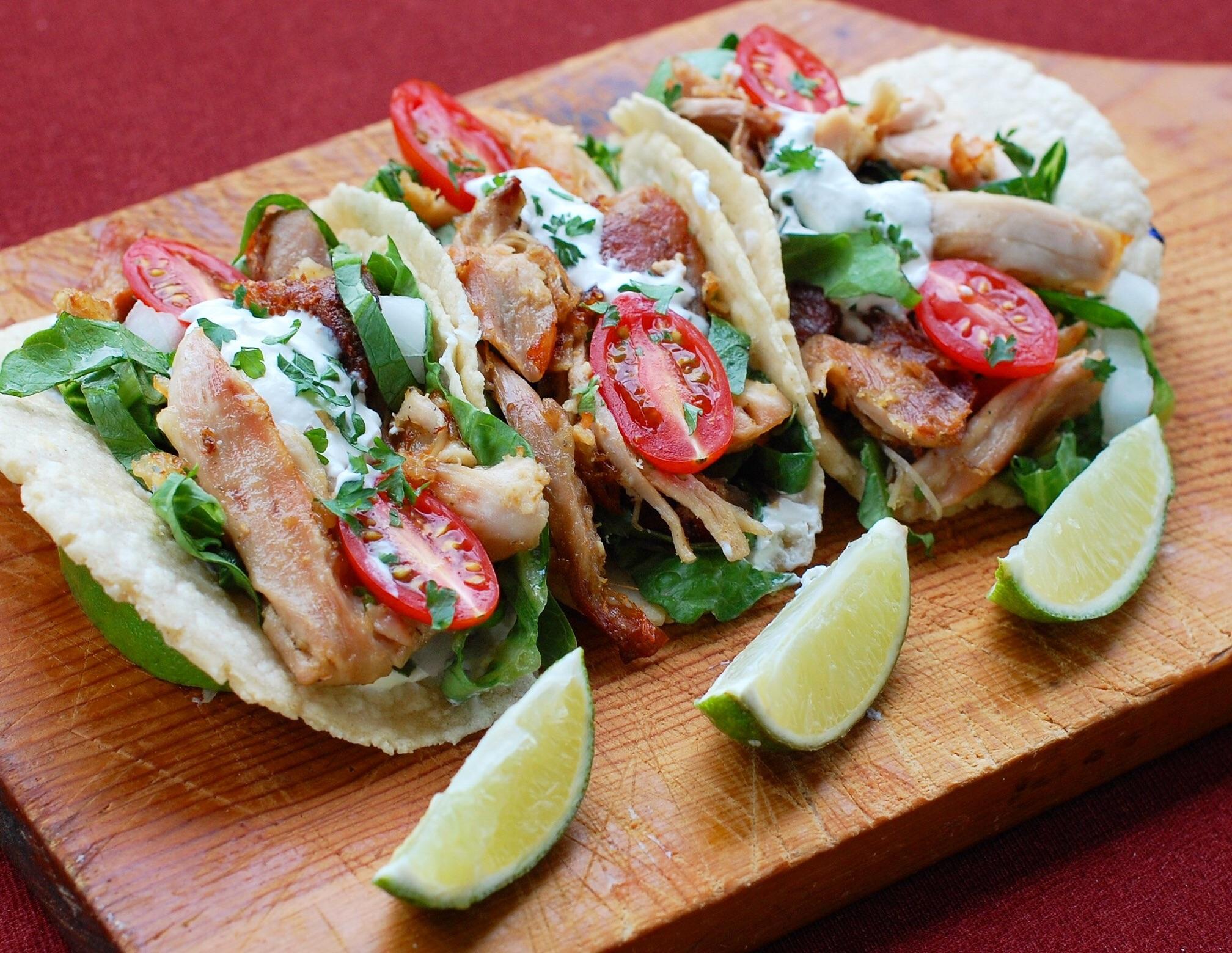 [Homemade] Chicken Tacos r/food