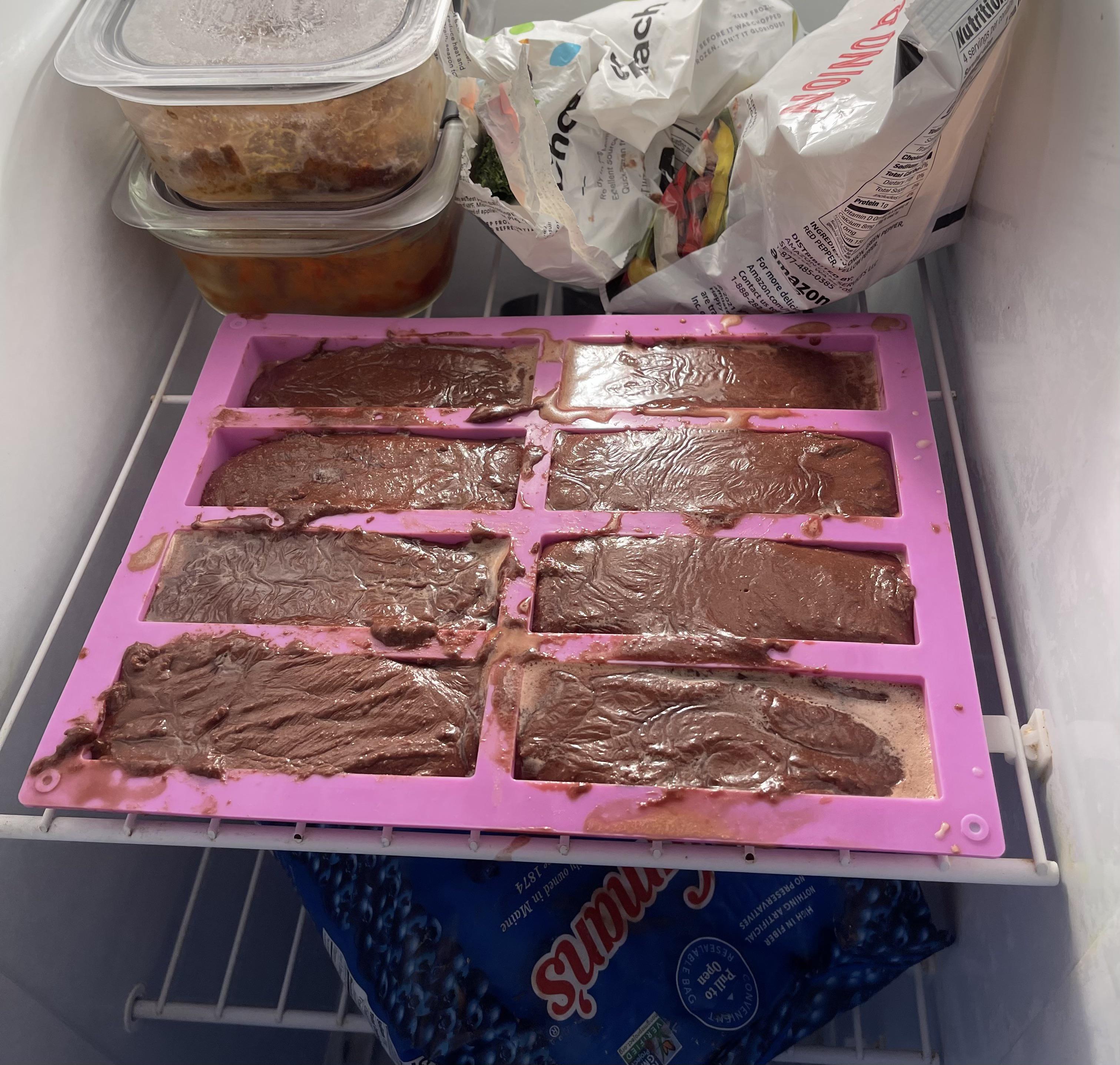 First homemade protein bars from Coach Greg’s book 245cal and 41g of