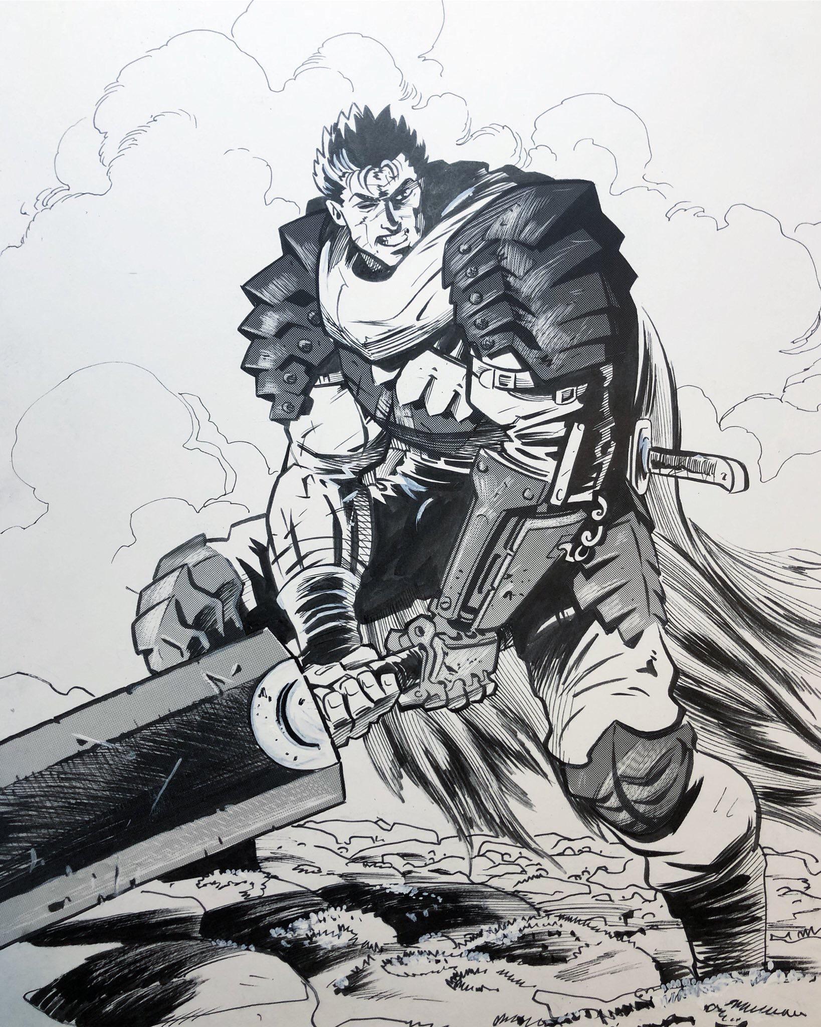 Guts fan art commission by Berserk