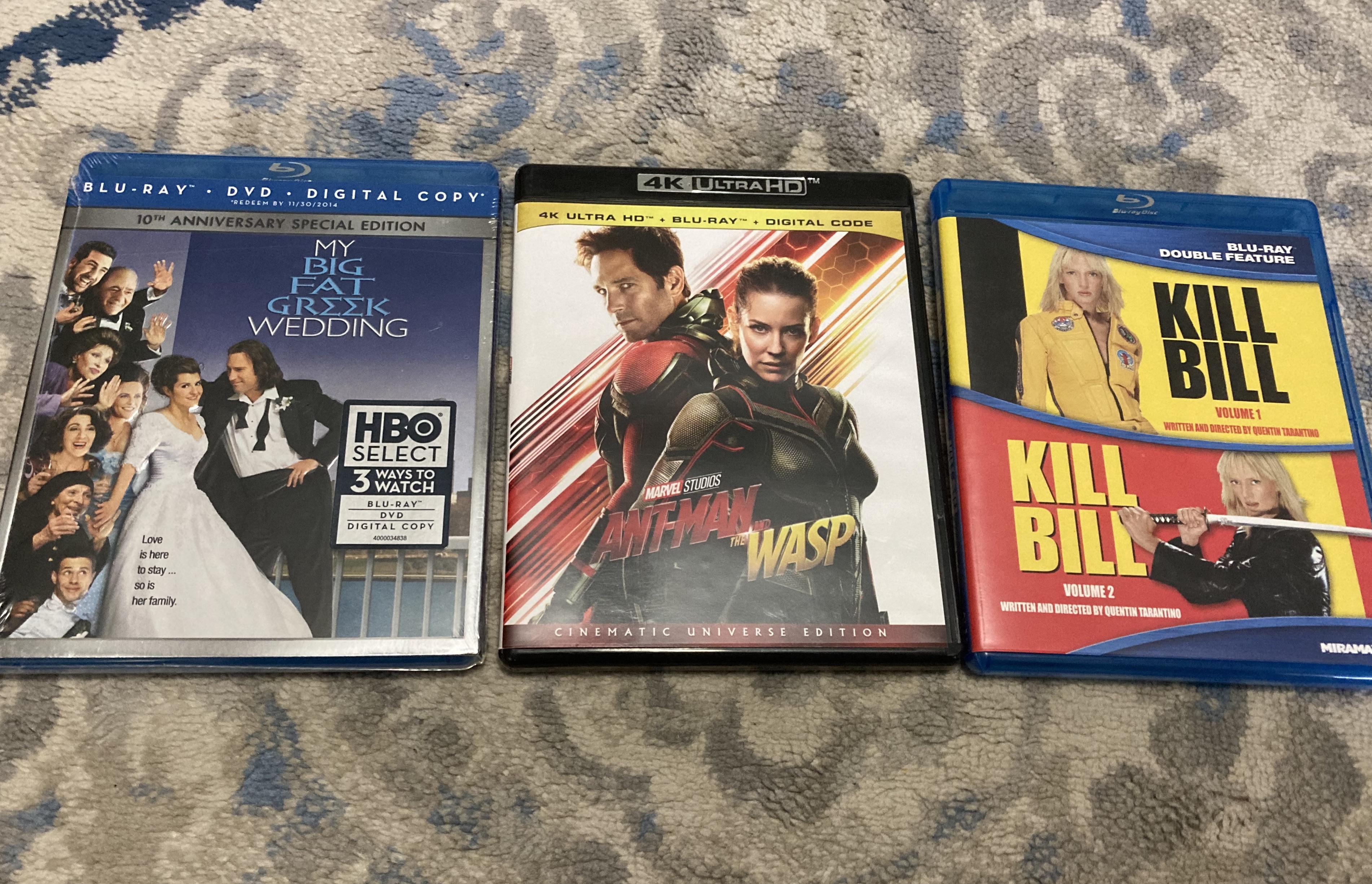 Thrift store pick ups today. Excited by the Kill Bill collection r/Bluray