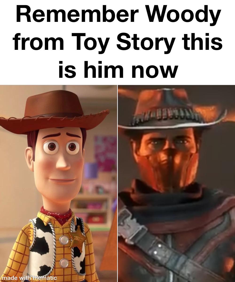 Remember woody from toy story this is him now r/toystory