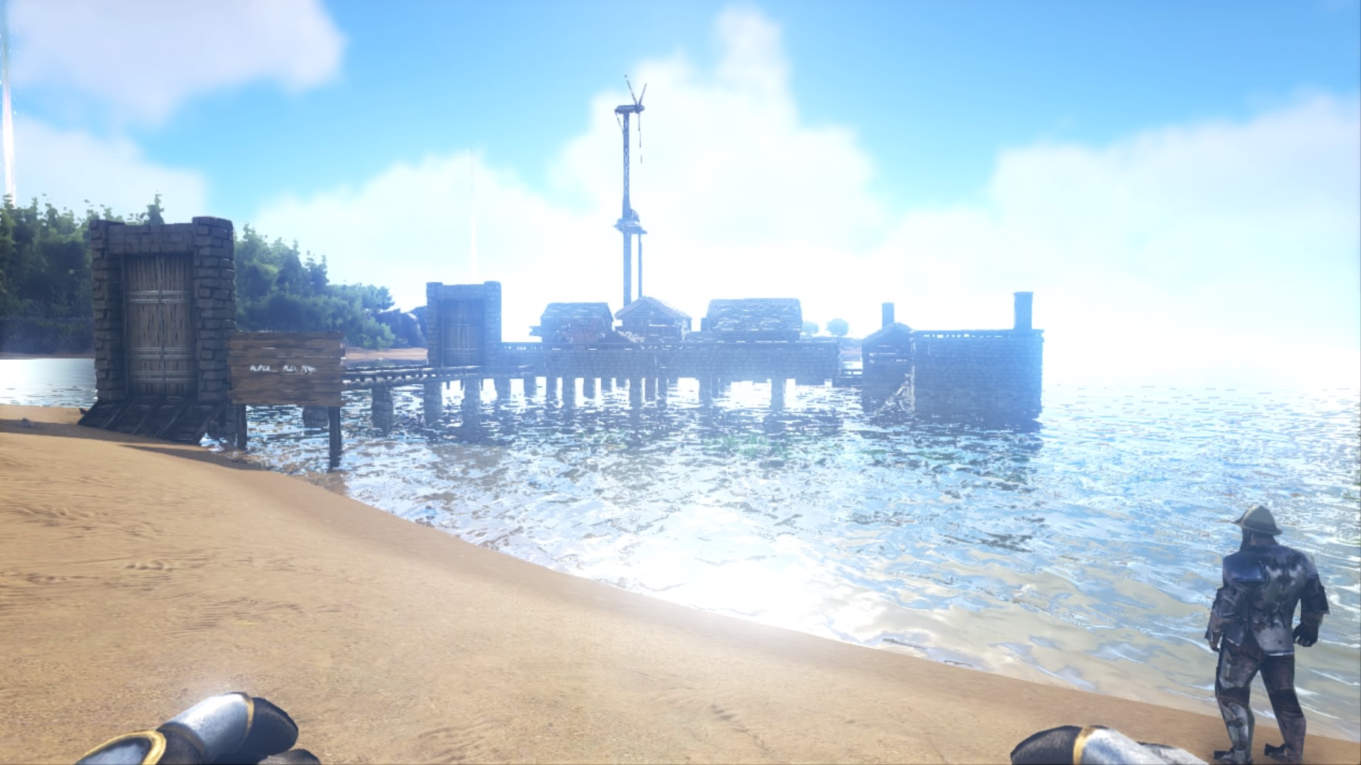 The beginning of our permanent settlement. r/playark