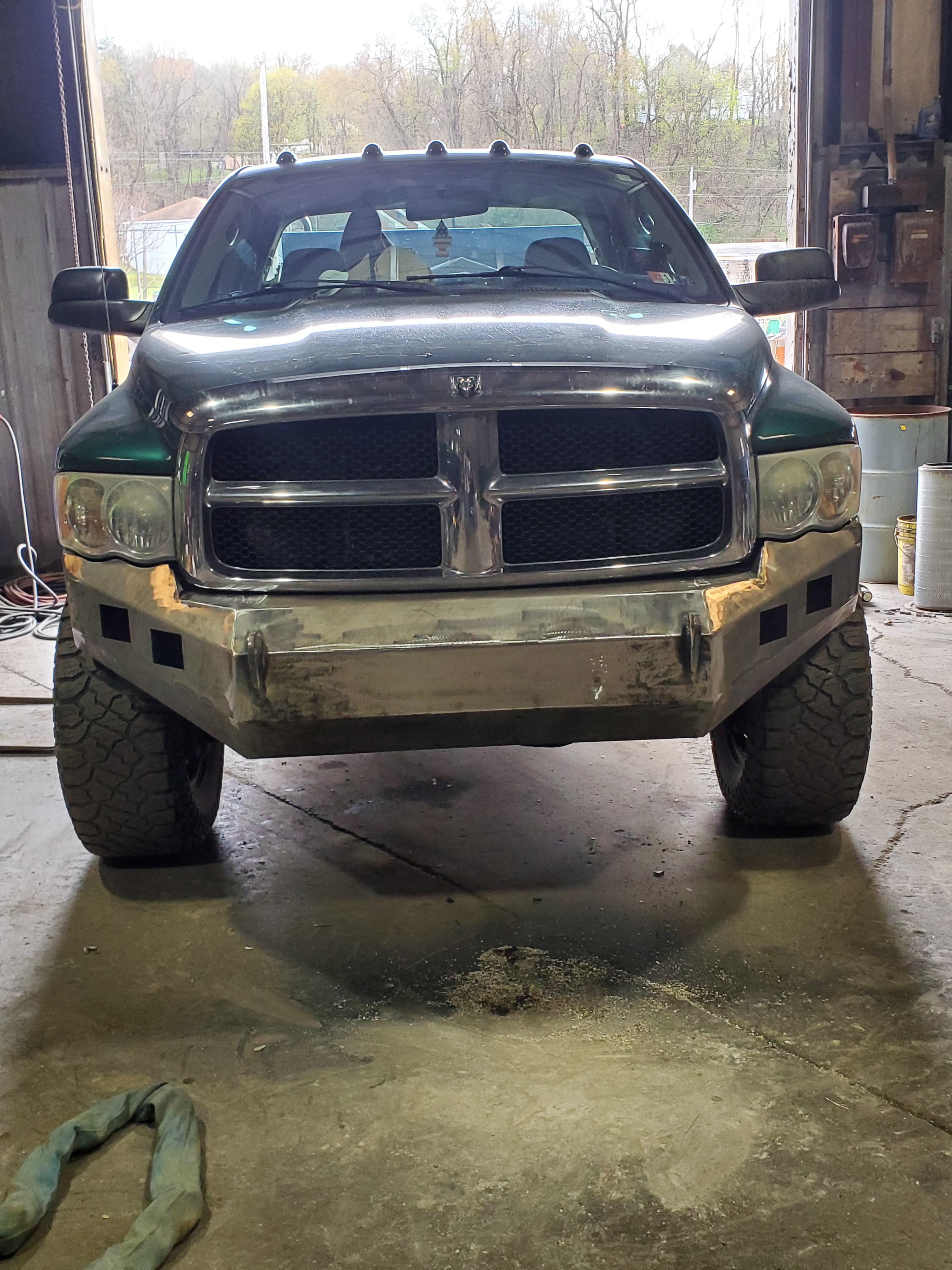 Just built my rig a new bumper. It's one of those pre cut move bumpers