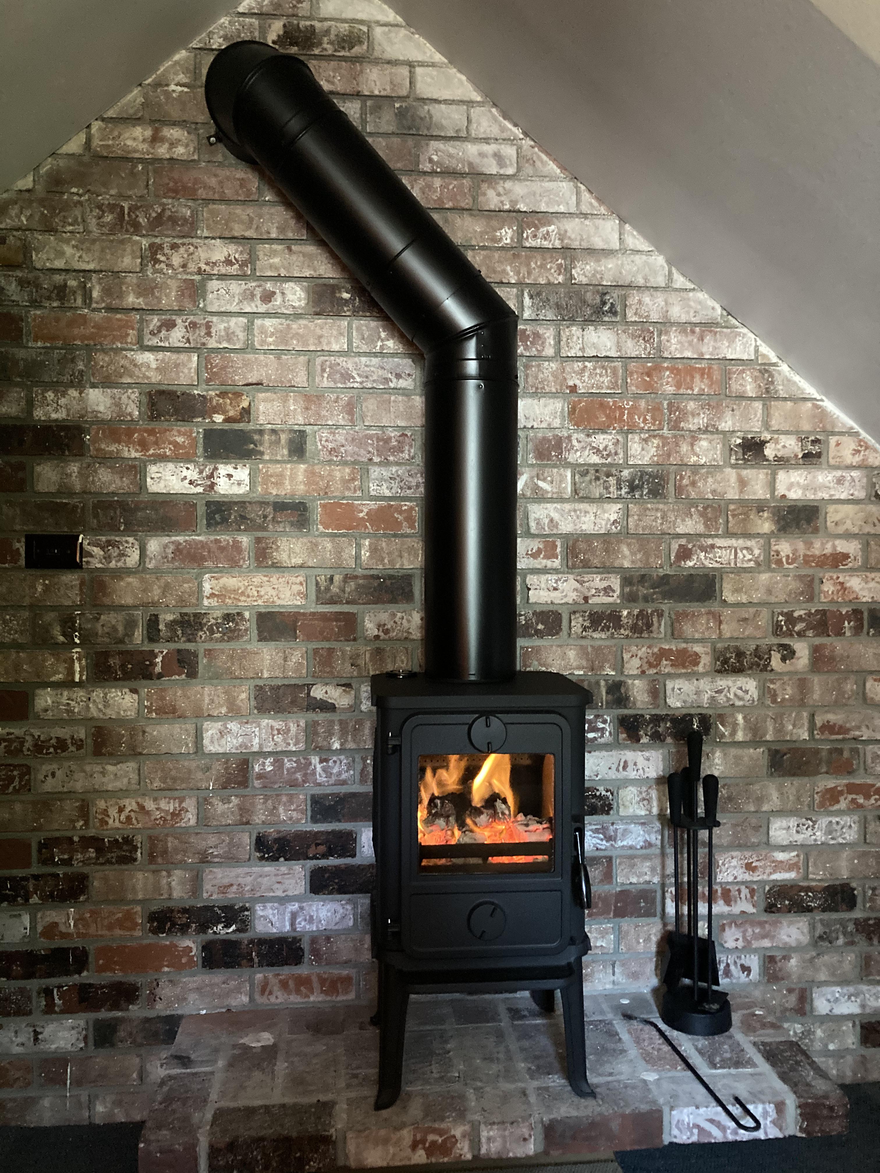 Here's the non OSHA approved propane pot belly stove woodstoving