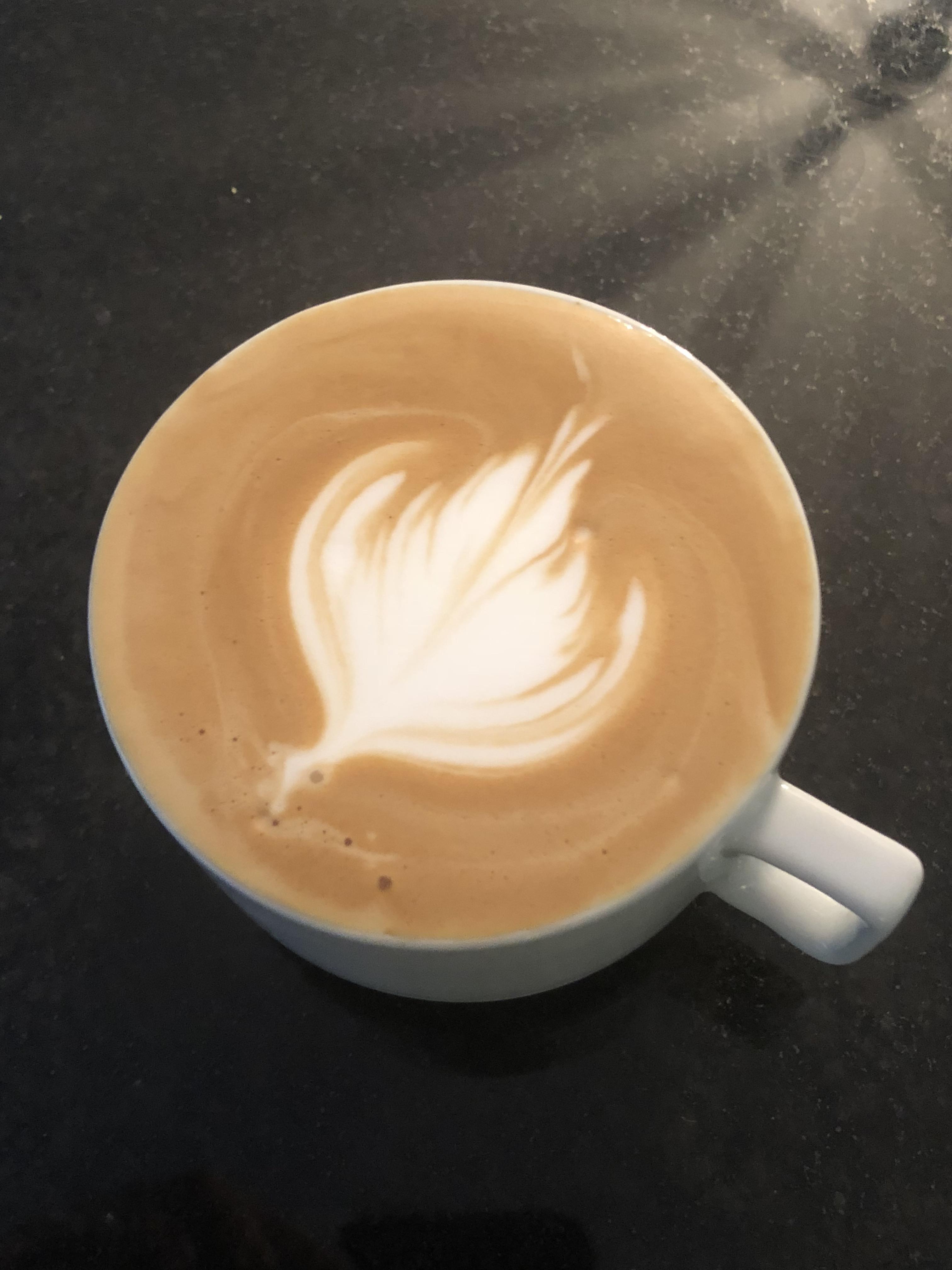 Here's a cappuccino I made this morning on my Breville. But is it