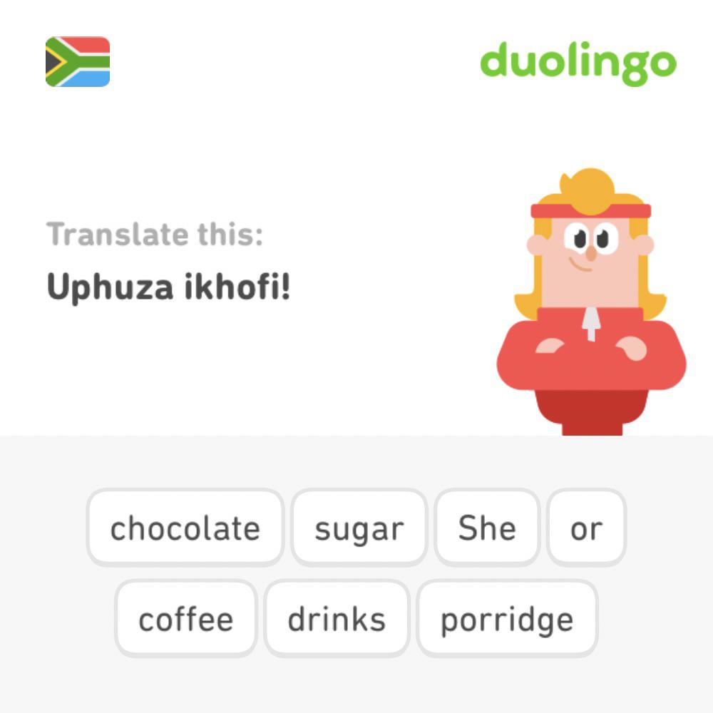 Do the amaZulu actually use ! as punctuation? Does it ever get