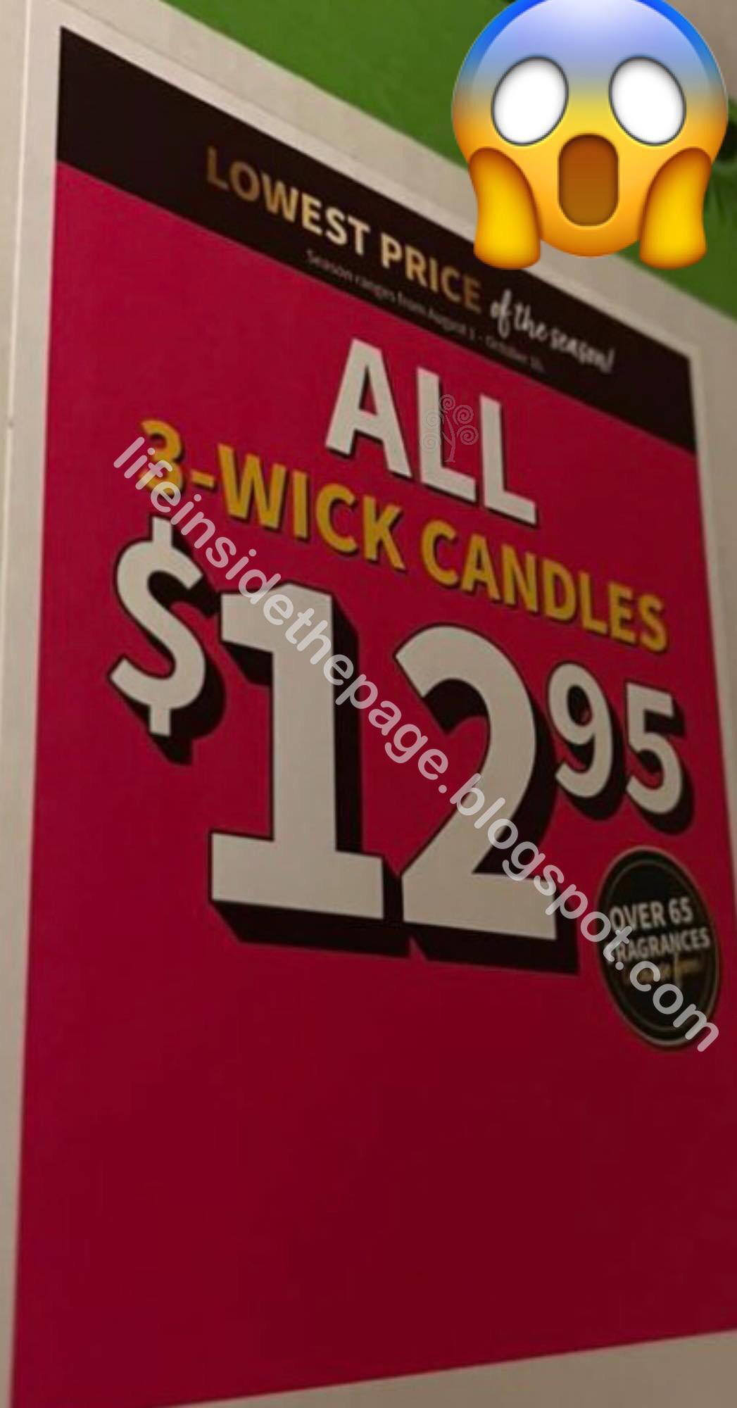Bath and Body Works Candle Sale Promo For September 811 12.95!!!! r/bathandbodyworks