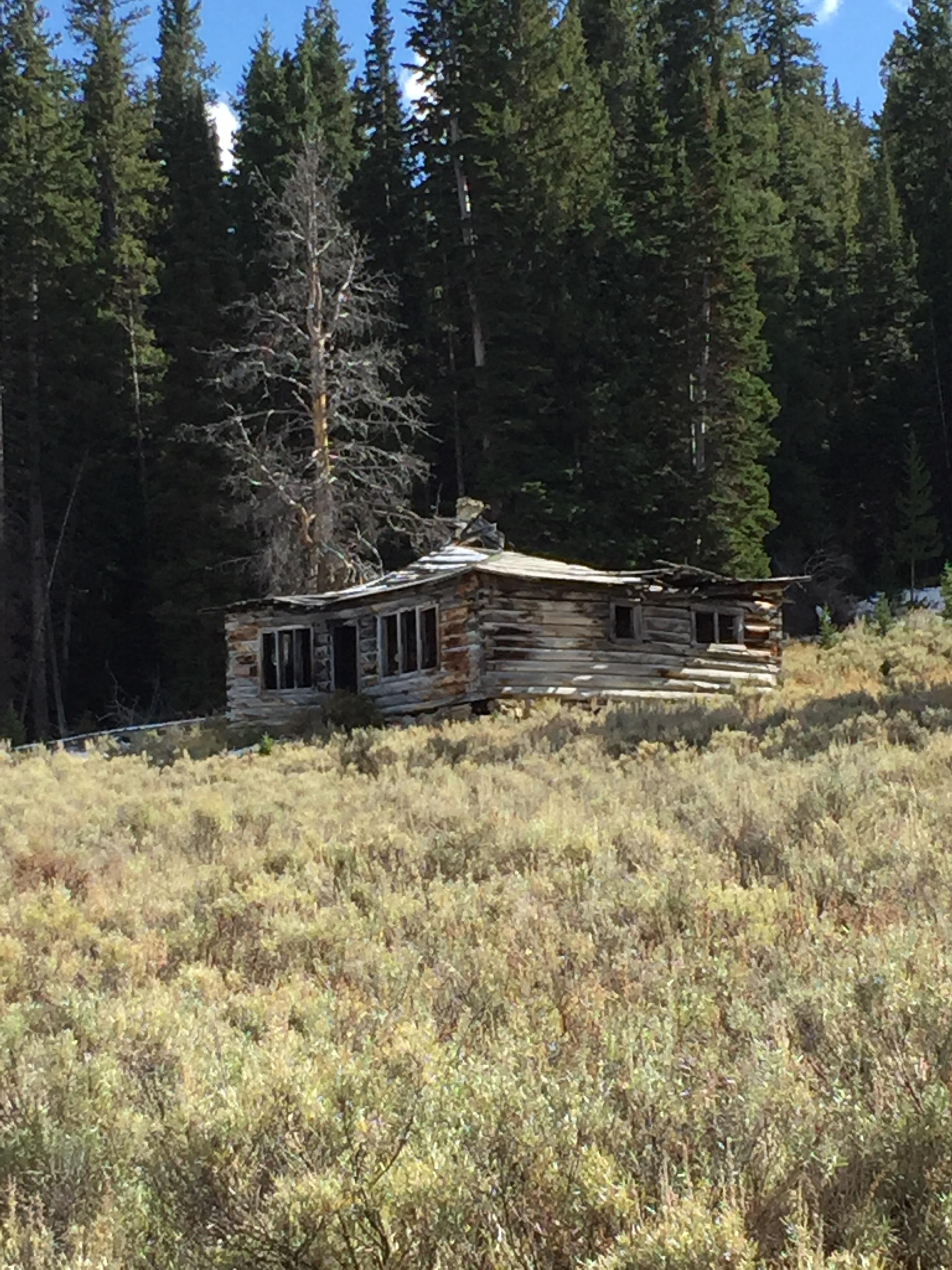 Anyone have any history on this abandoned cabin in the Grand Tetons? It