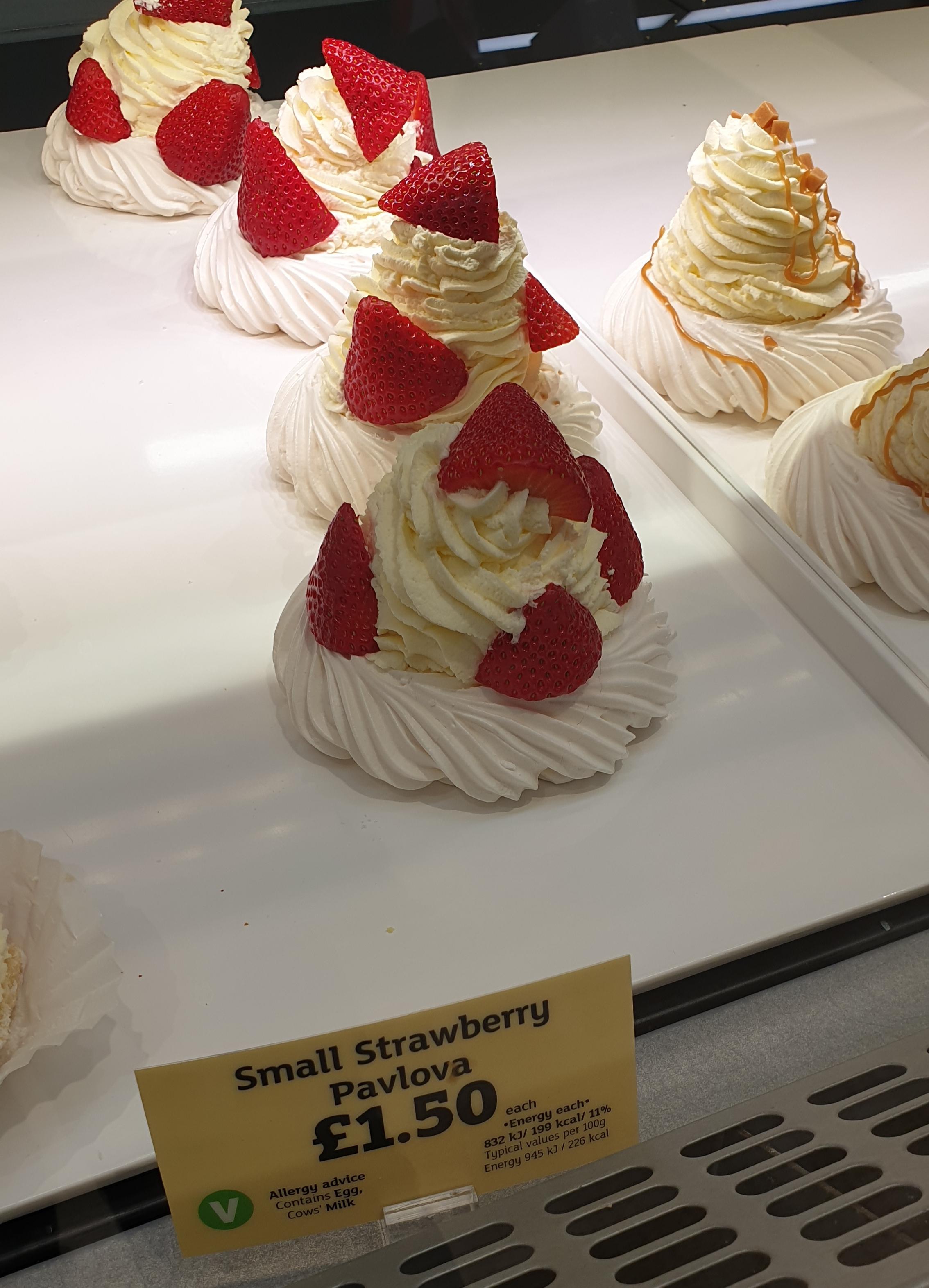 UK people these massive meringue nests filled with cream and