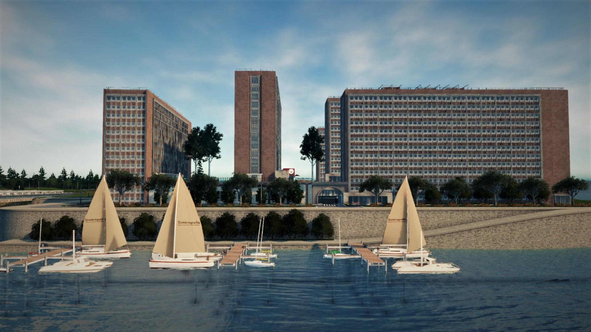 HARBOUR Apartment Complex r/CitiesSkylines