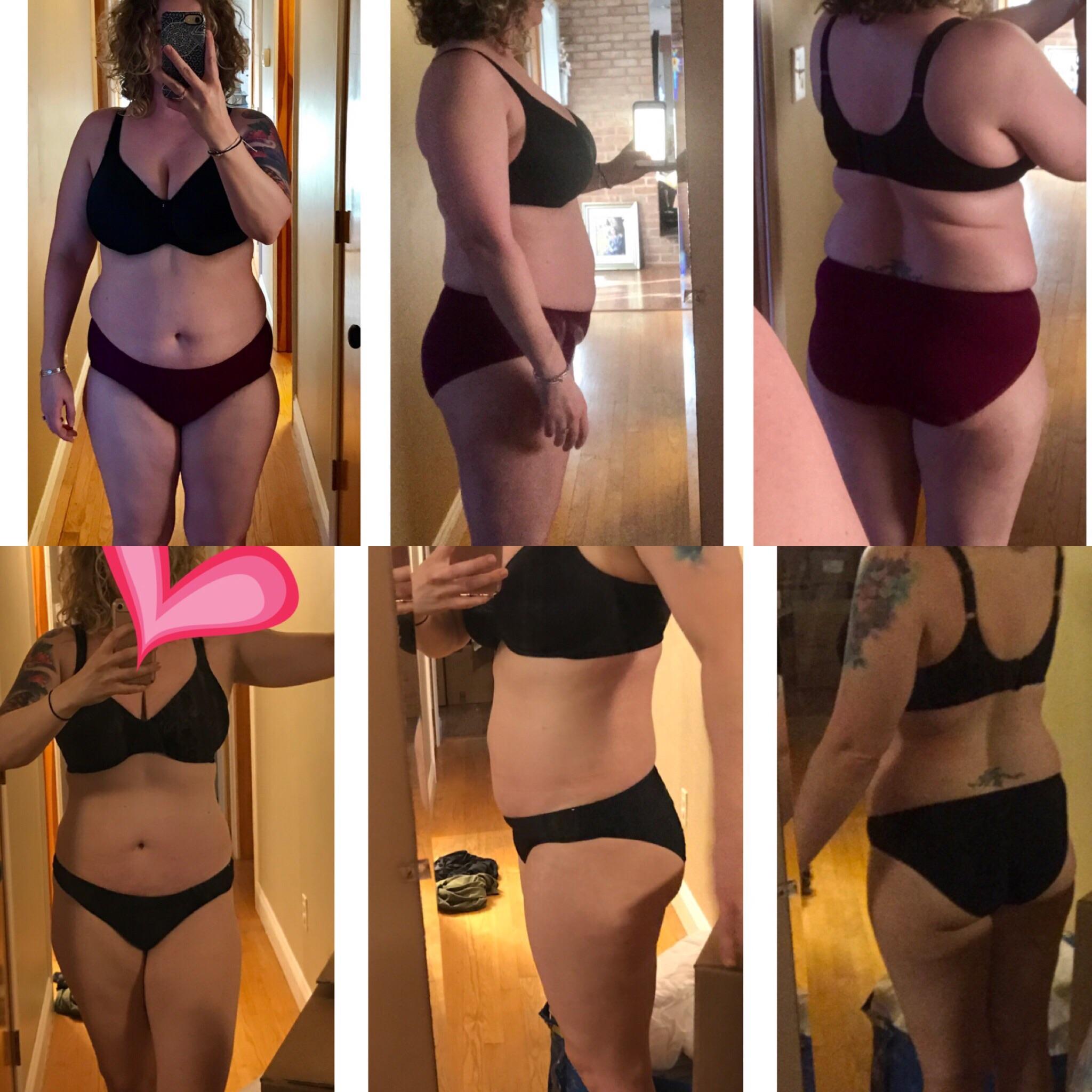 F/39/5'8" [210>172= 38lbs lost] (6 months). Keto diet, intermittent