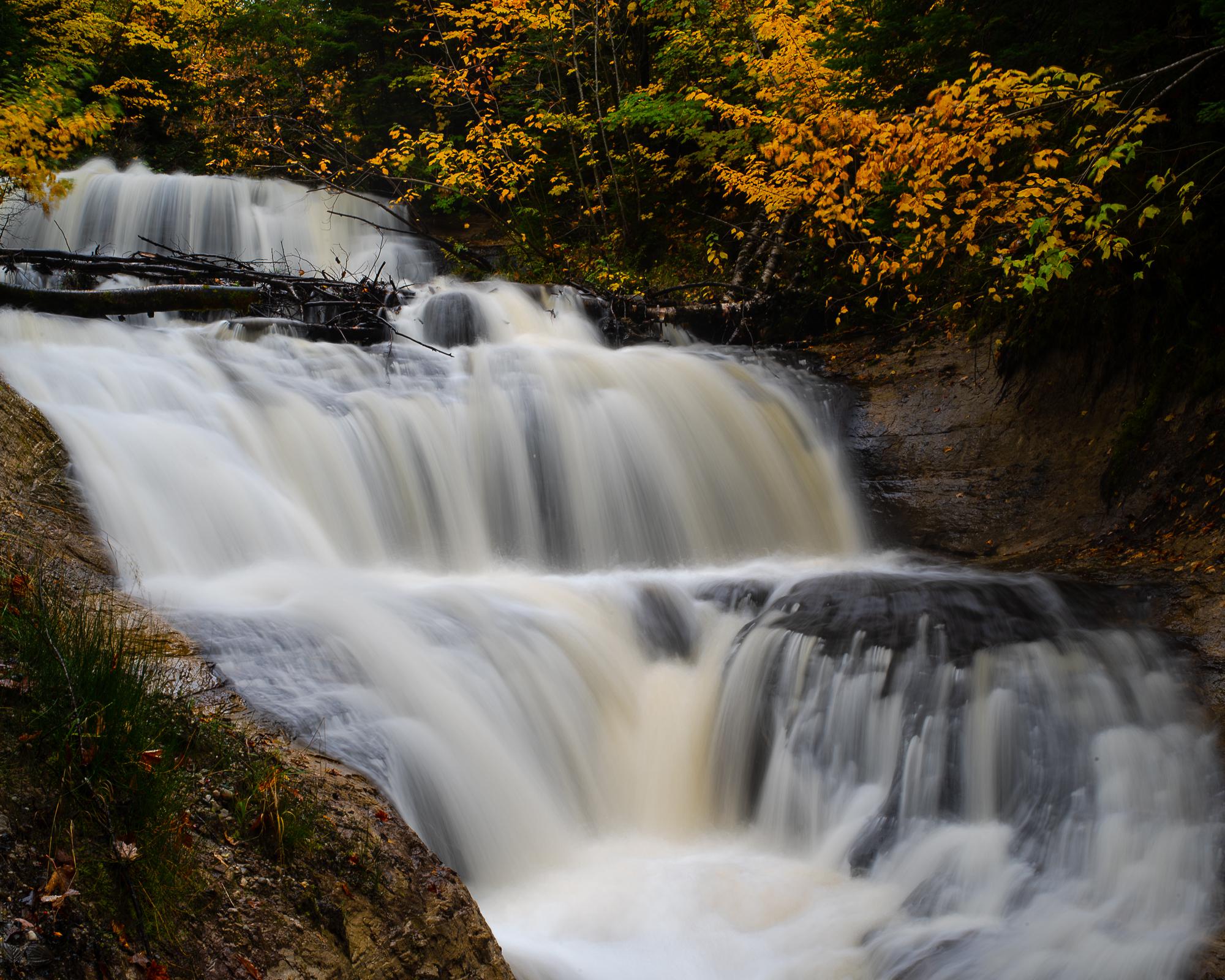 First time at Sable Falls. You can walk a few minutes from this 75foot waterfall and find
