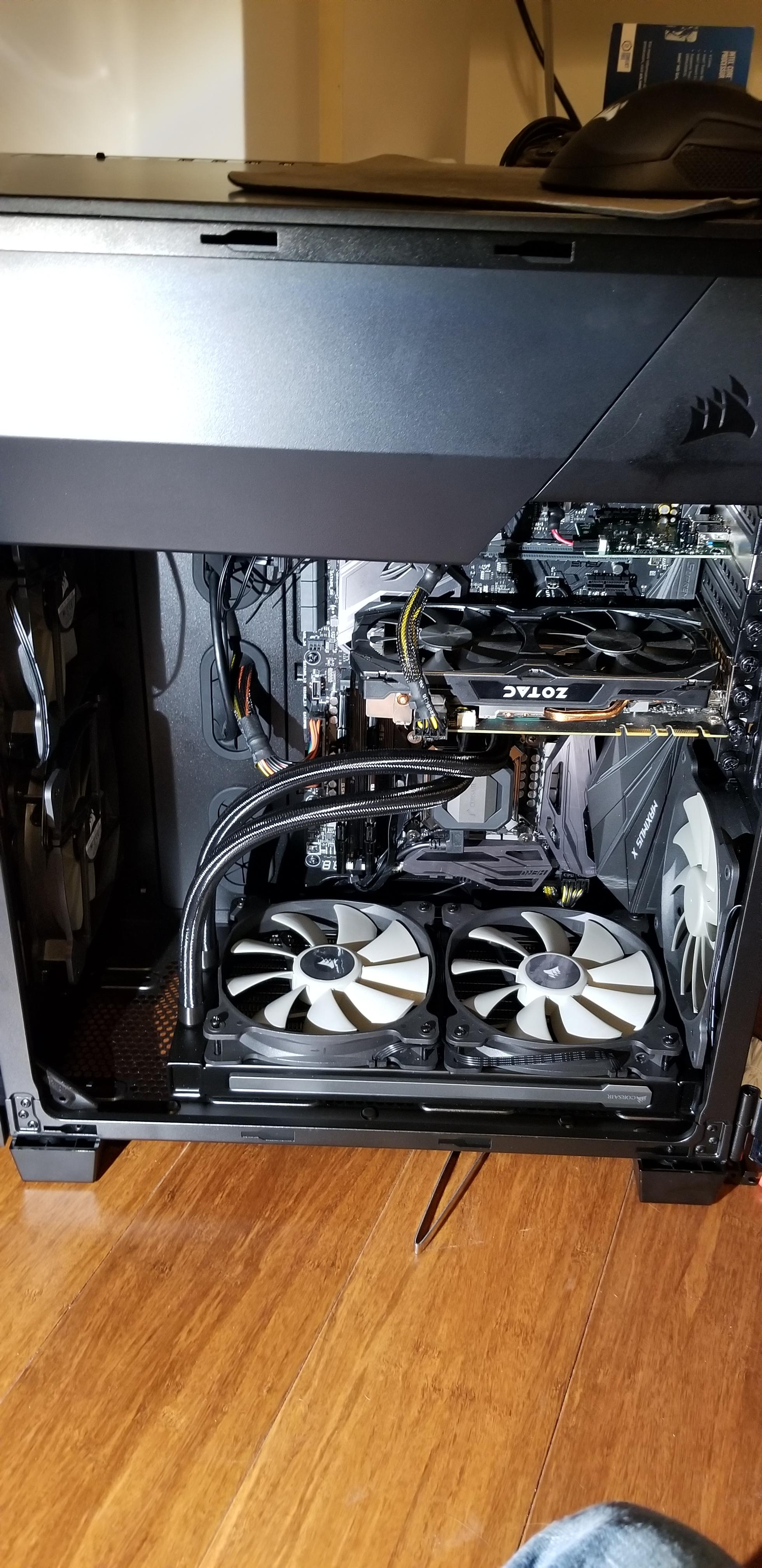 It took me almost all day, but I finally finished my first water cooled