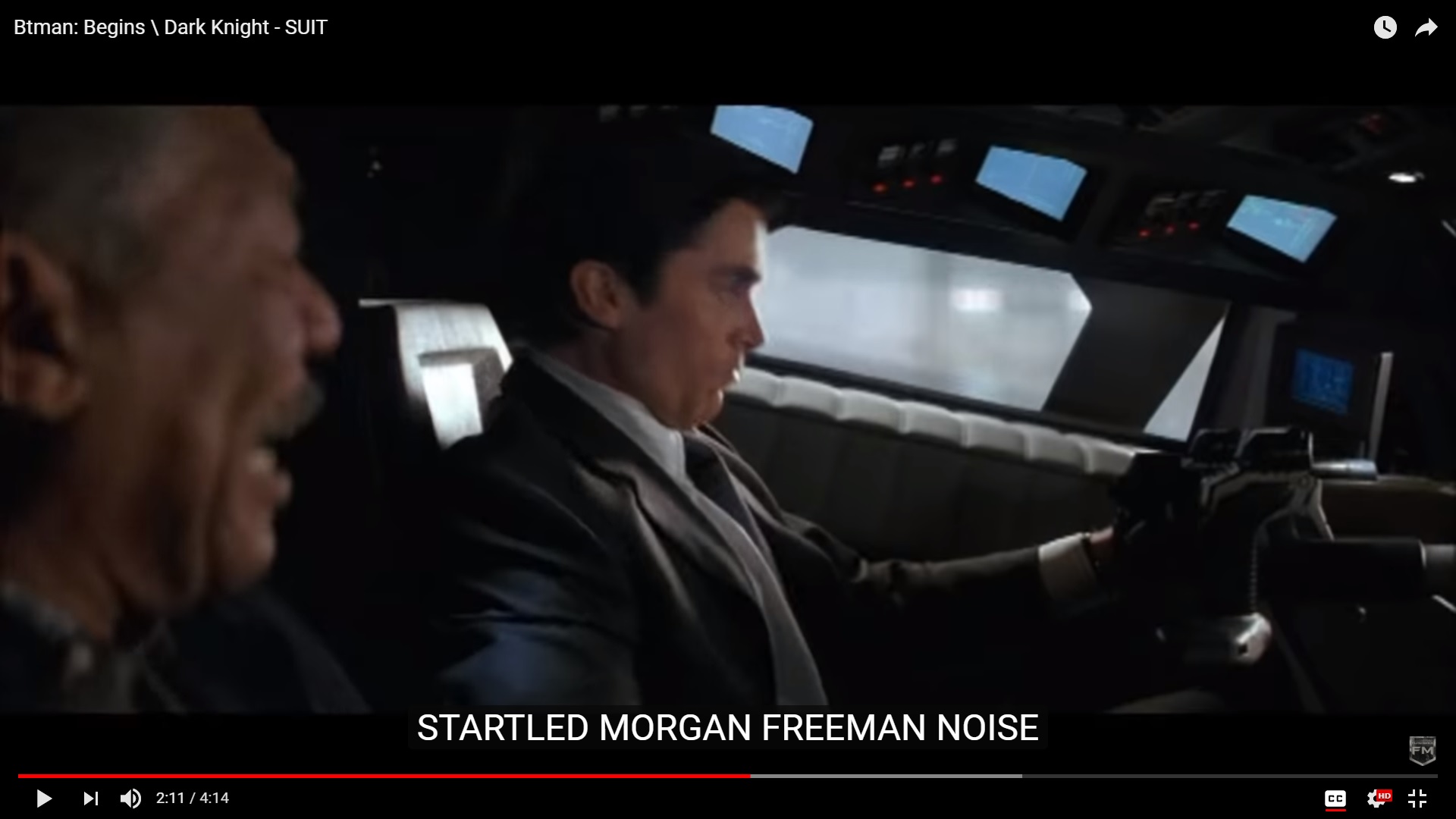 HUMOR Whoever did the captions on this clip from Batman Begins