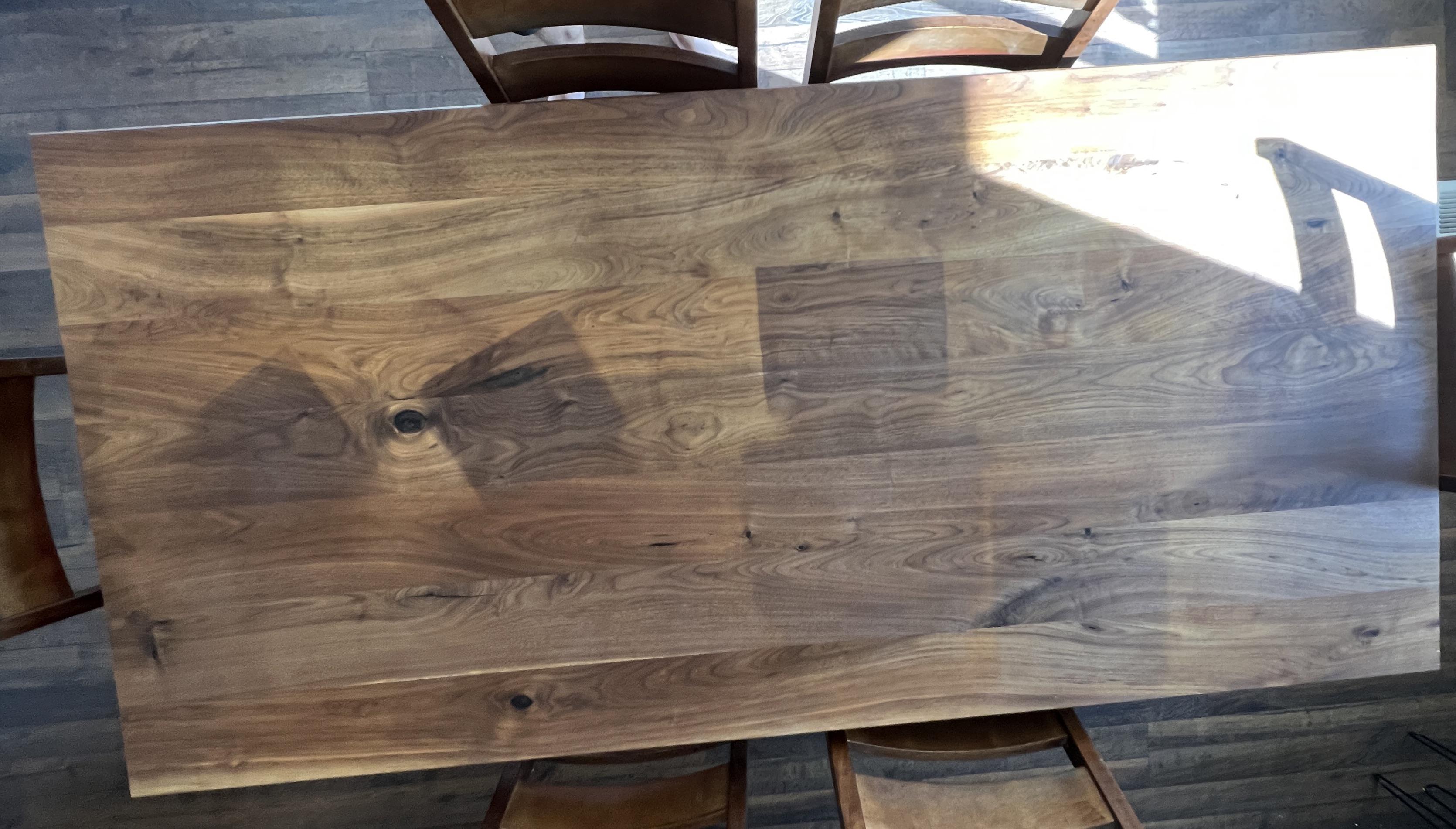 How can I even out a sun bleached walnut table? r/woodworking