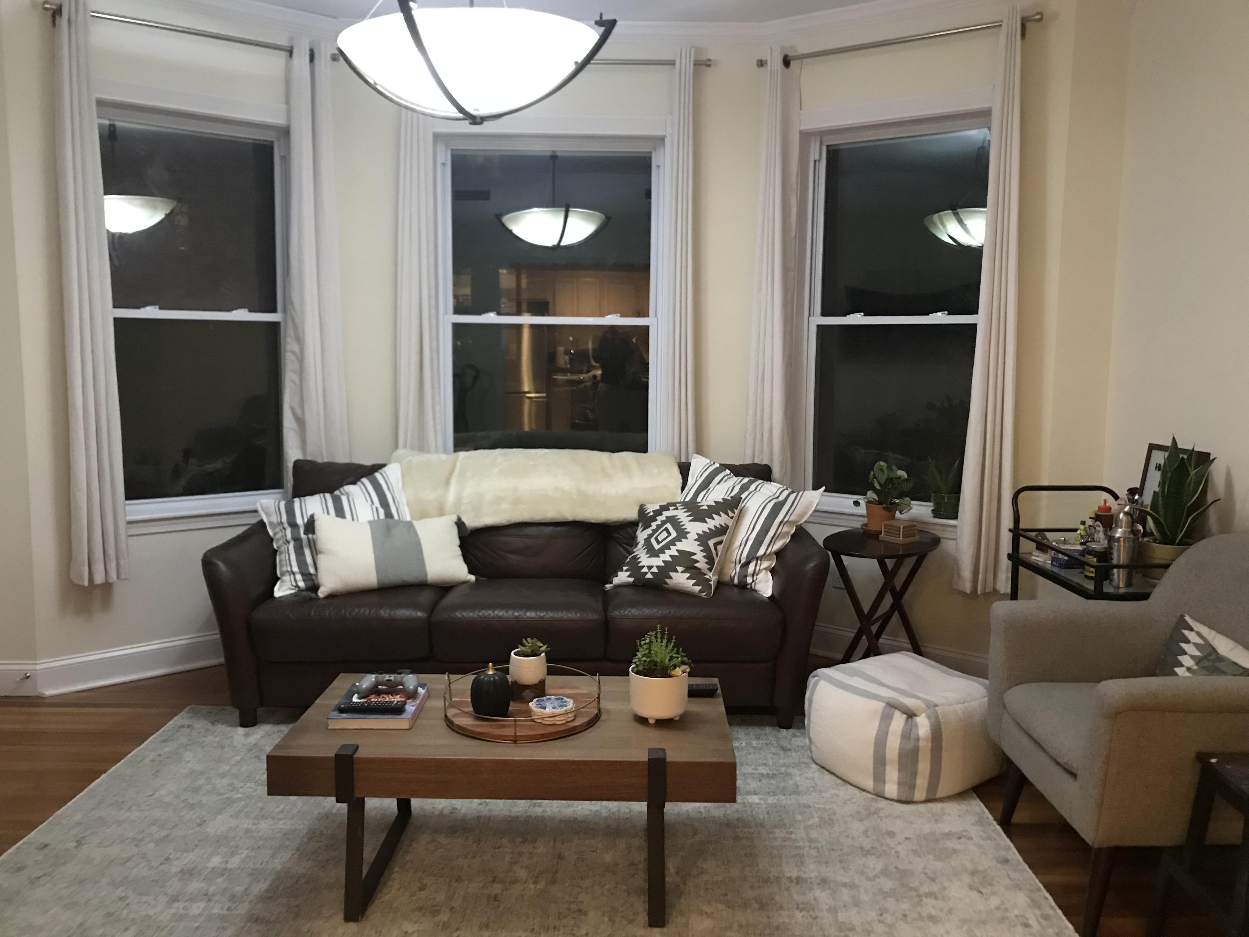 Living room in Providence, RI after a fresh coat of paint. r