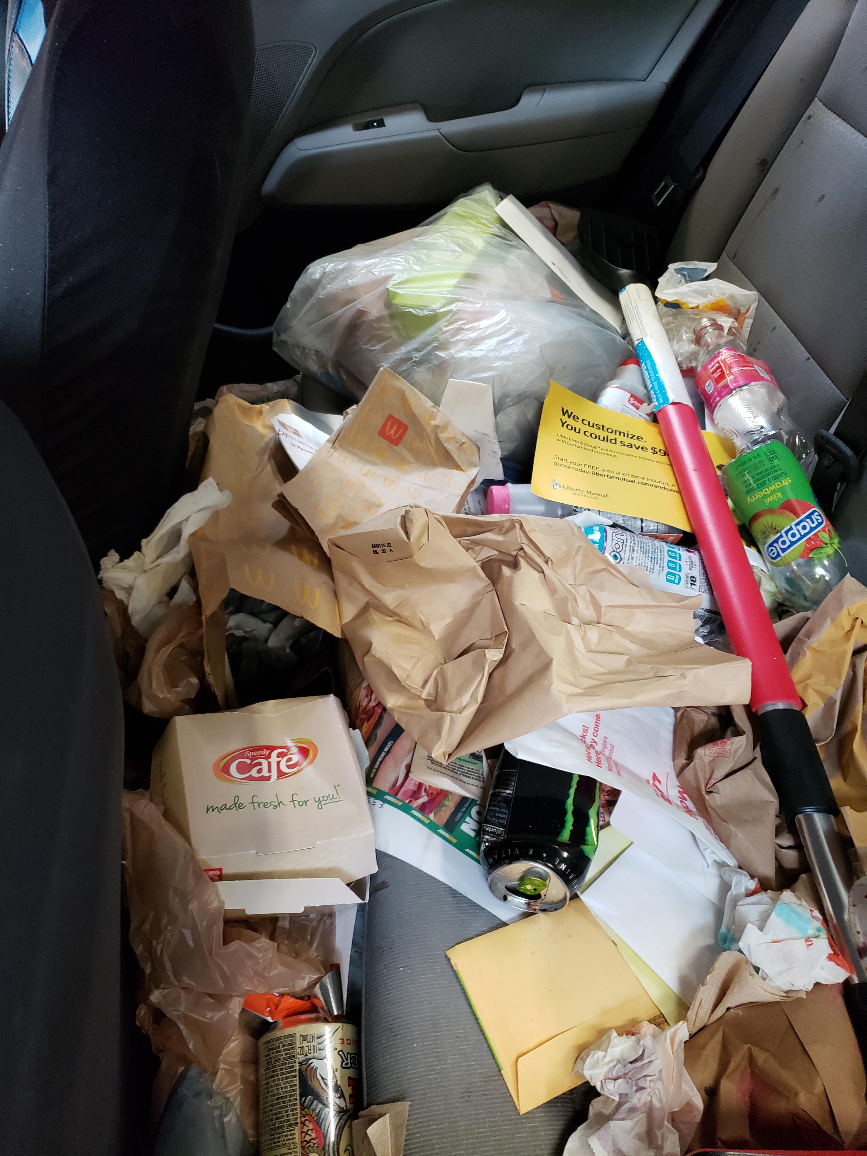 looks like a trash can smells like a outhouse