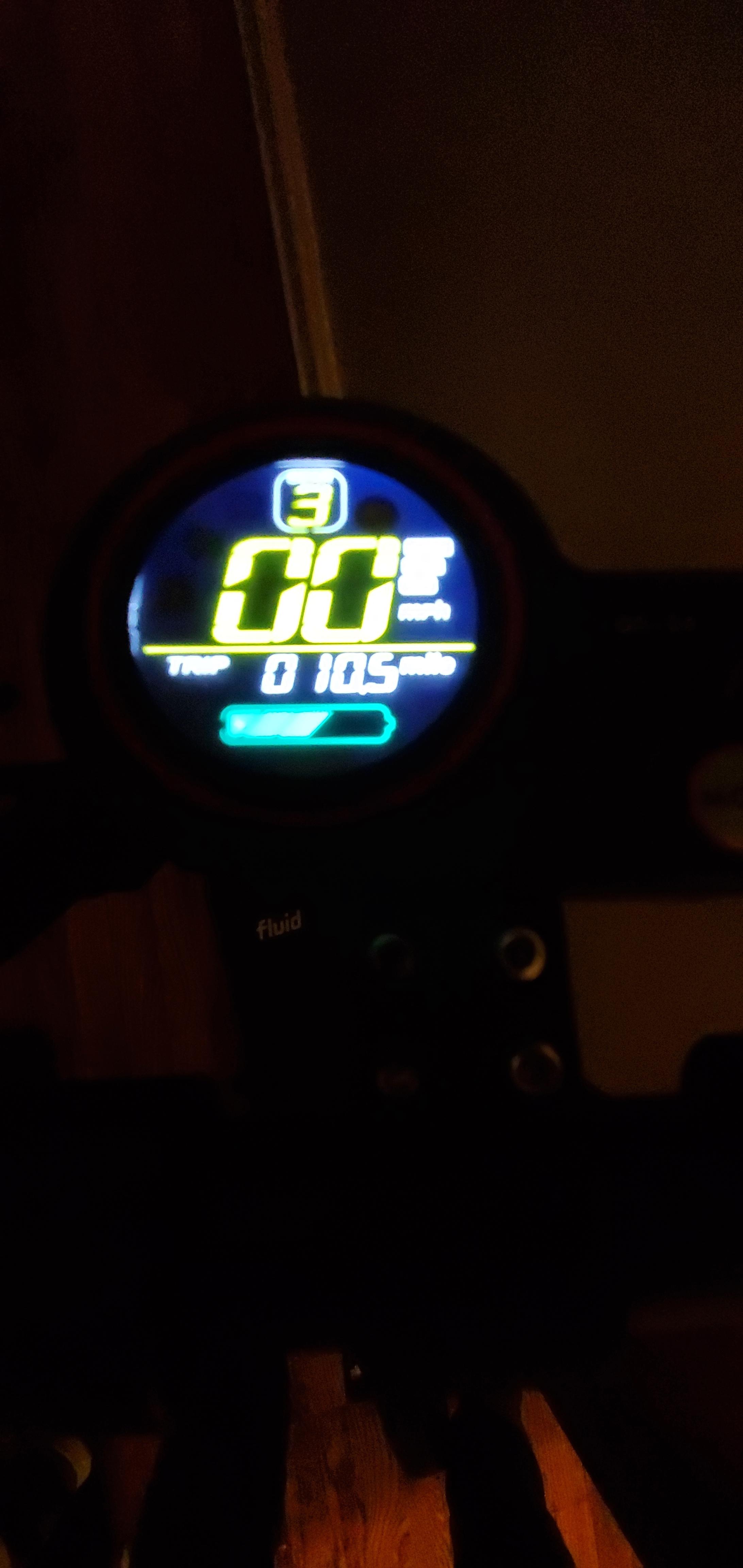 Def the fluid free ride Horizon will go 20 miles full charge traveled