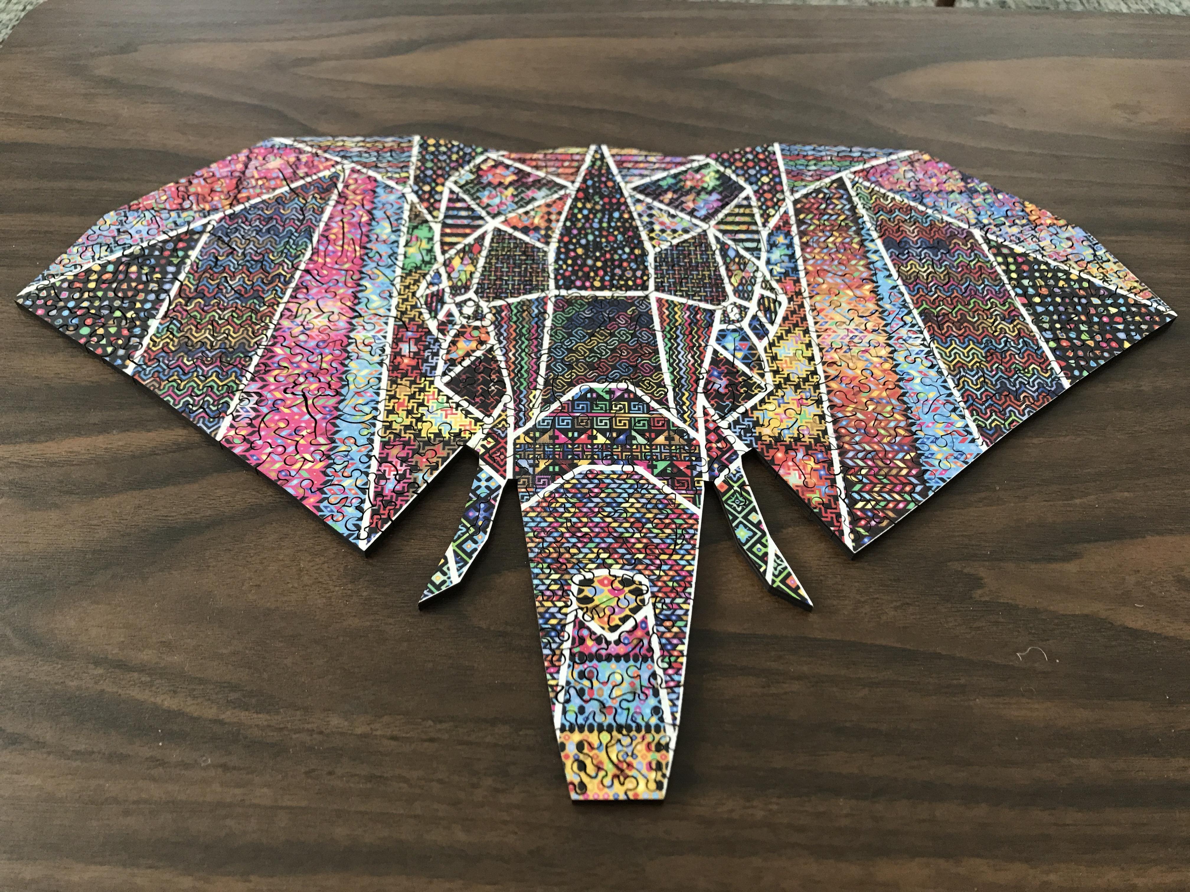 First wooden puzzle! Wongo Puzzles, Elephant. Absolutely loved this