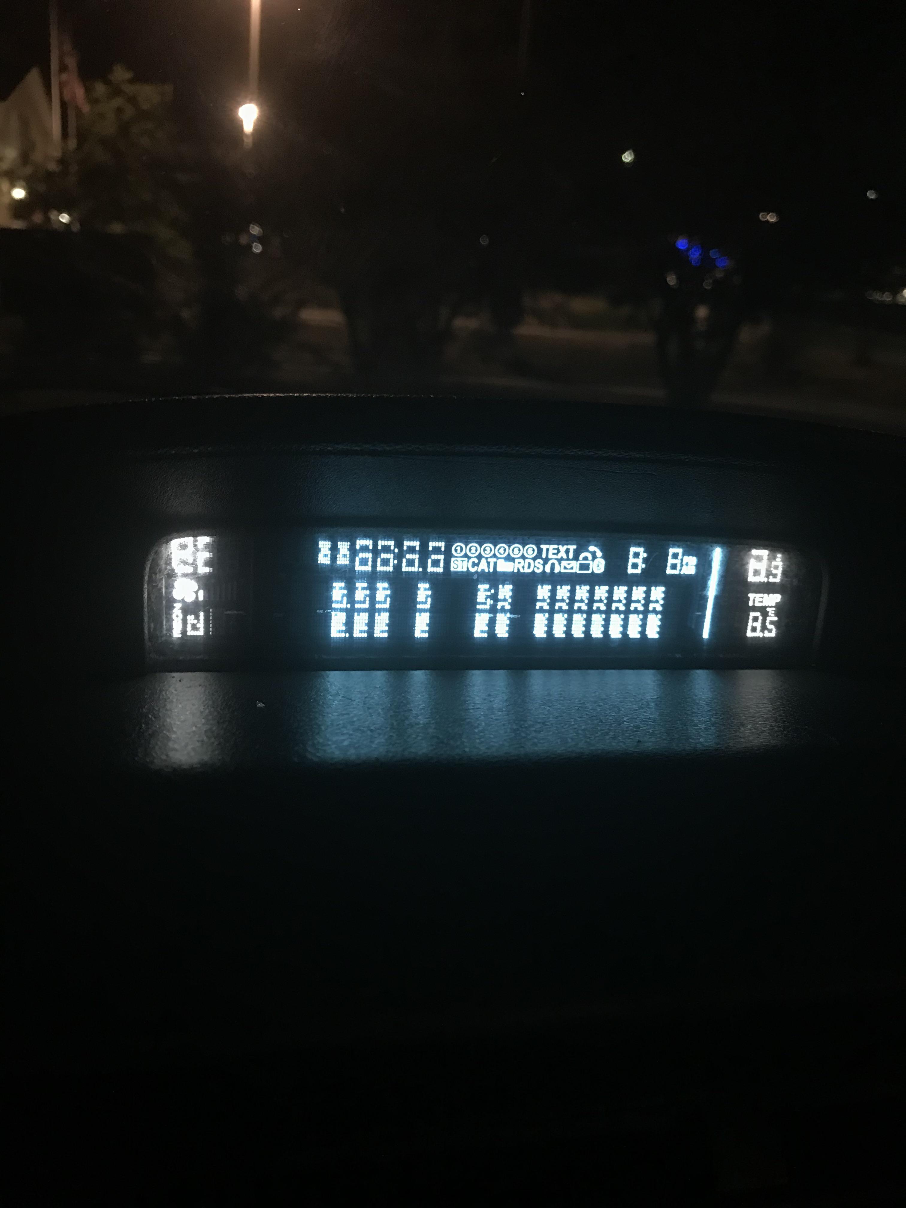 2010 Ford Focus ses display screen issue? What do I do? It does this