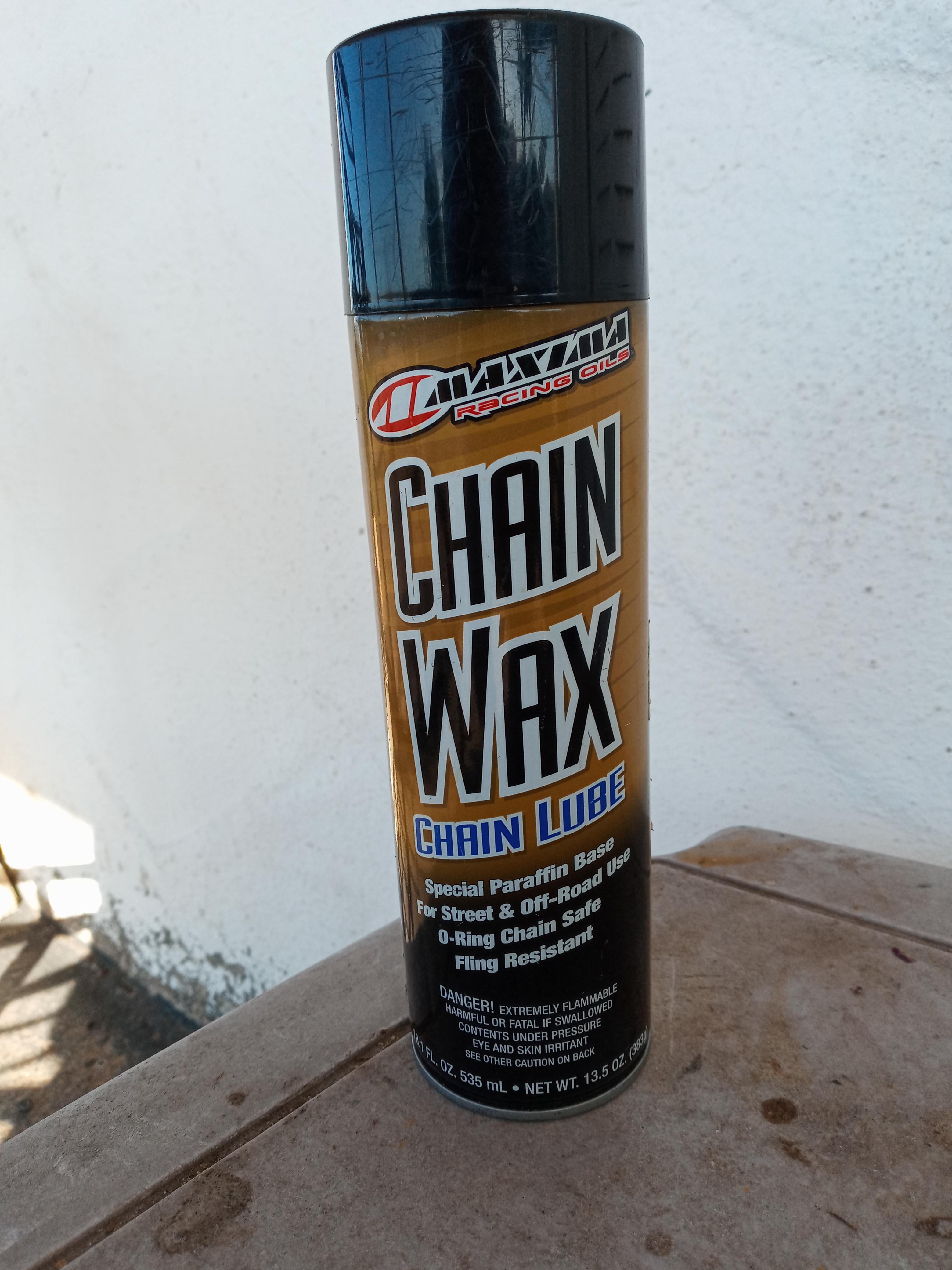 My favorite chain lube, found only at motorcycle shops (Dirt bikes
