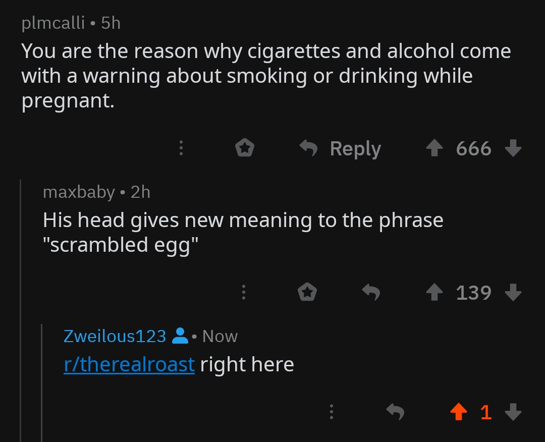 I'll rember this every time i eat eggs r/TheRealRoast