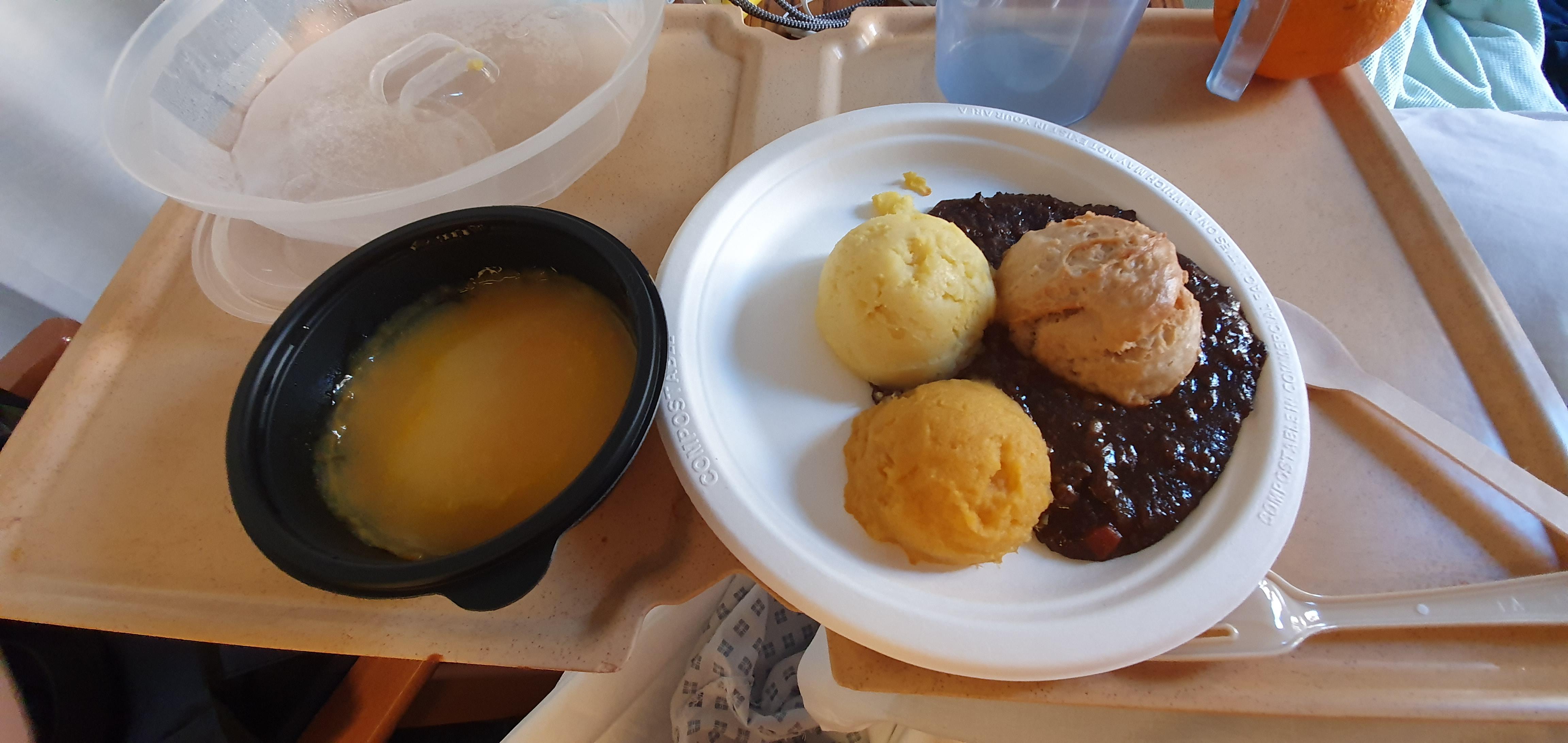 Hospital dinner, England... r/BabyBumps