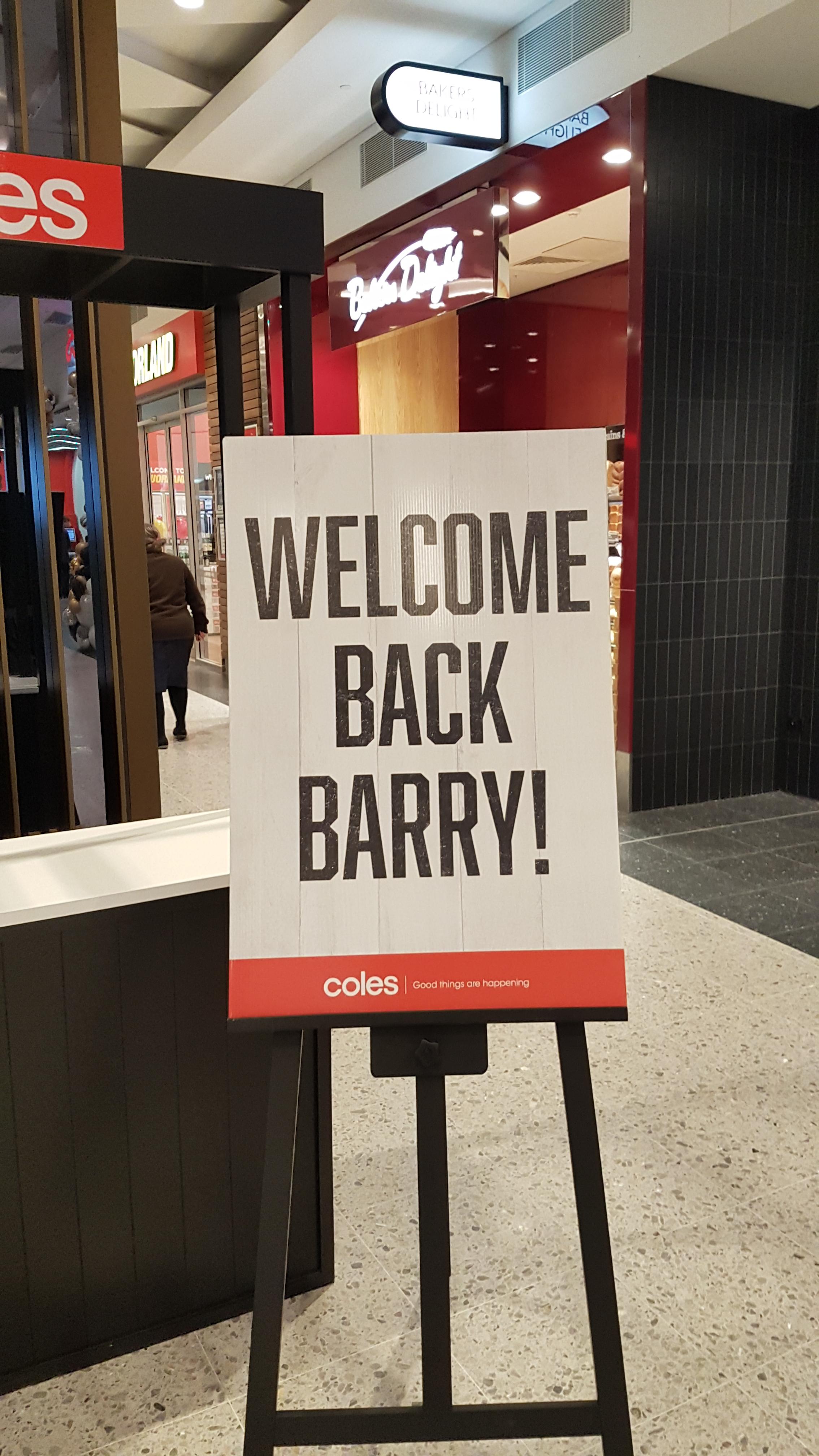 The best thing about Coles Raine Square reopening today. r/perth