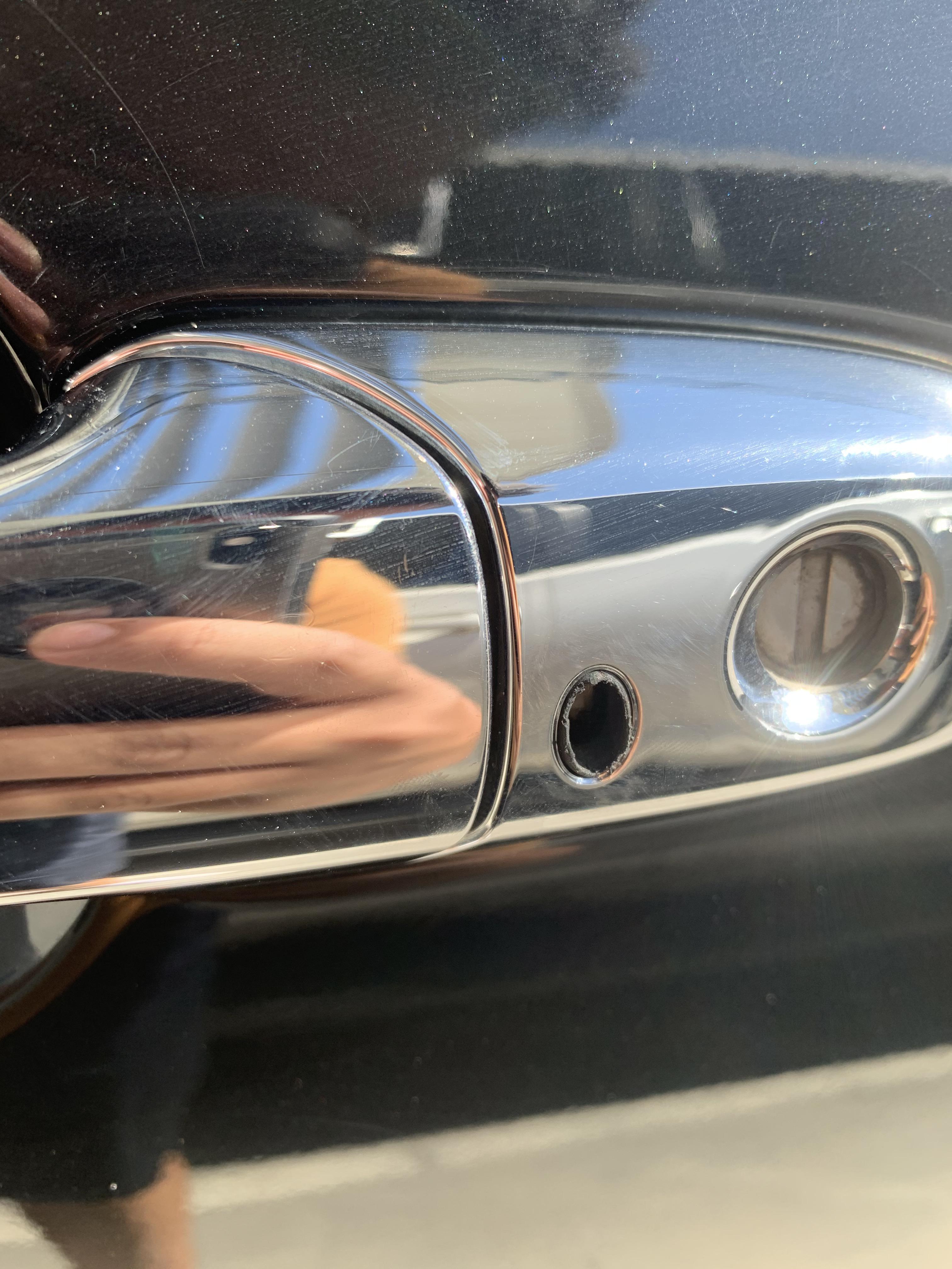 Mazda CX9 keyless go door button fell off :( is there a fix for this