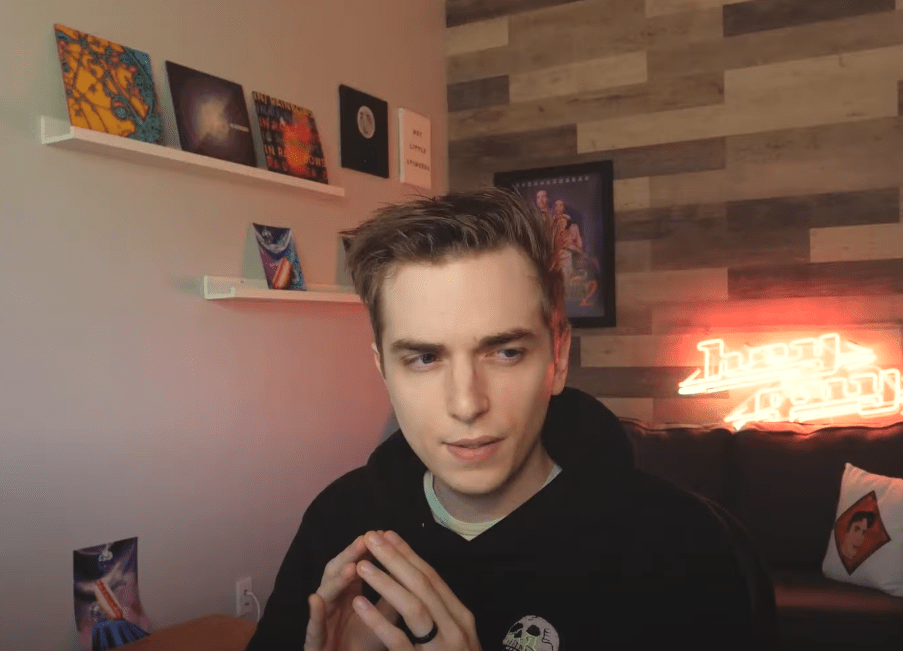 Drew Gooden with the Is This It record in the background as well as