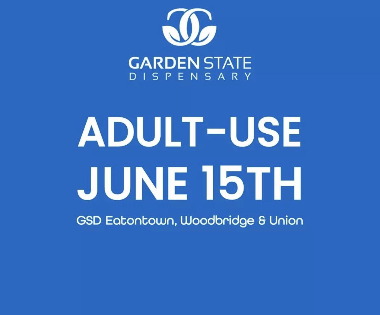 Garden State Dispensary to start recreational sales June 15th r