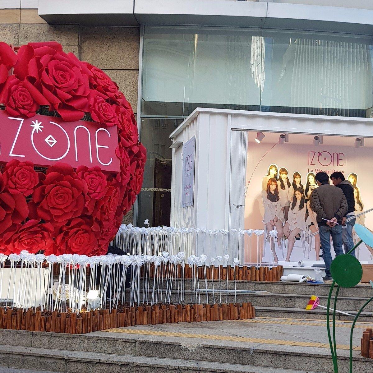 IZ*ONE’s La Vie En Rose Avenue Is Seen In Myeongdong r/Produce48
